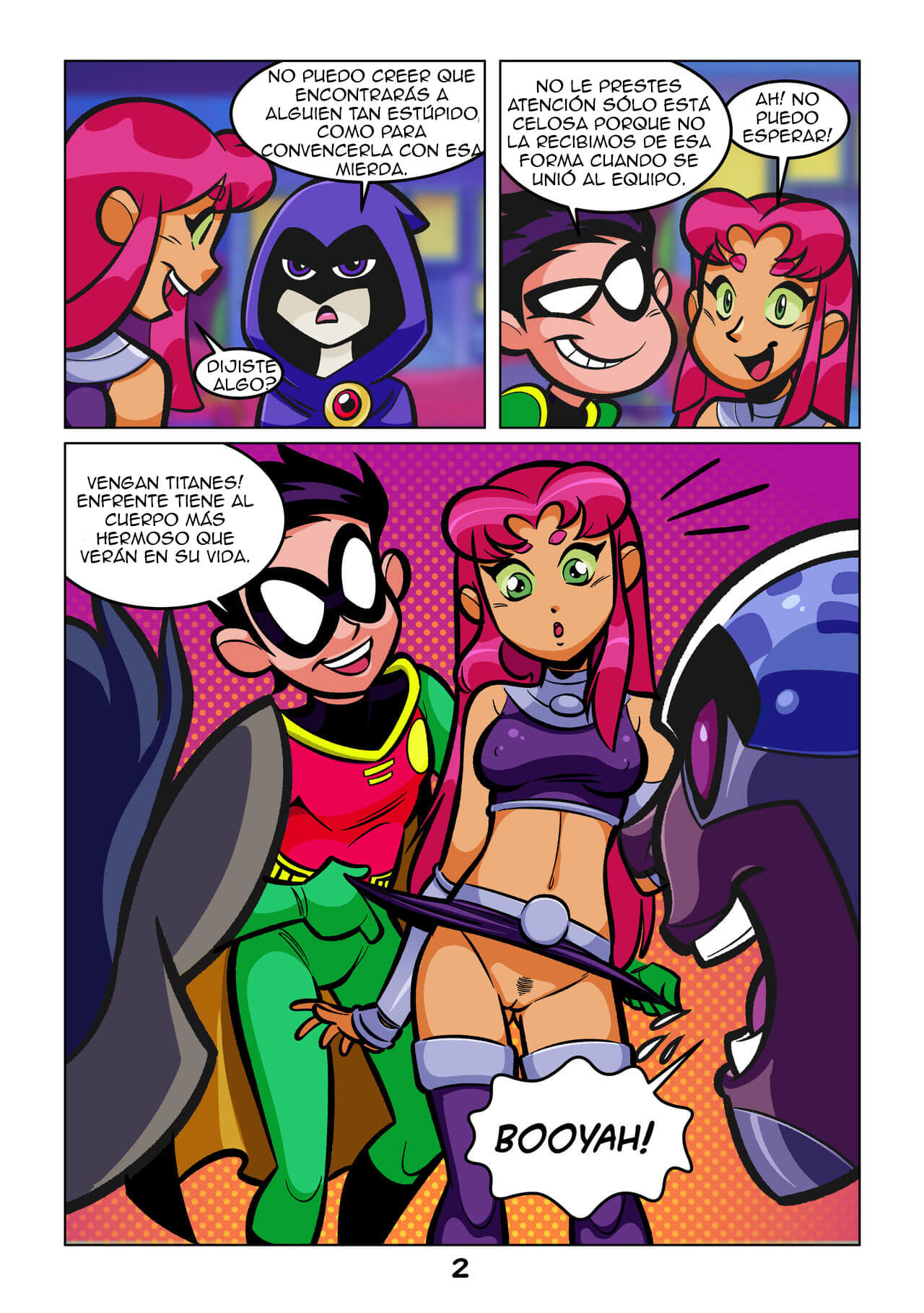 Slutfire – Teen Titans Comic porno