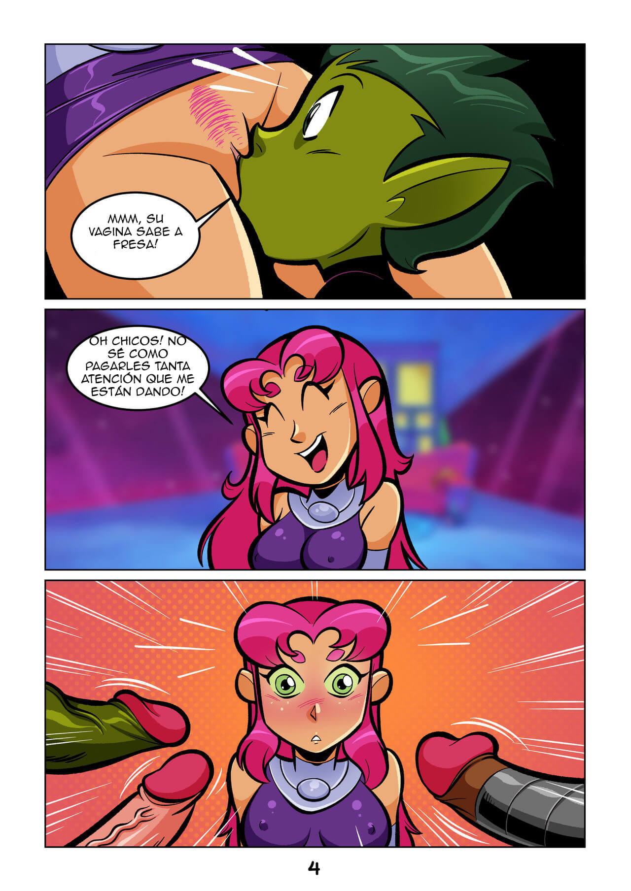 Slutfire – Teen Titans Comic porno