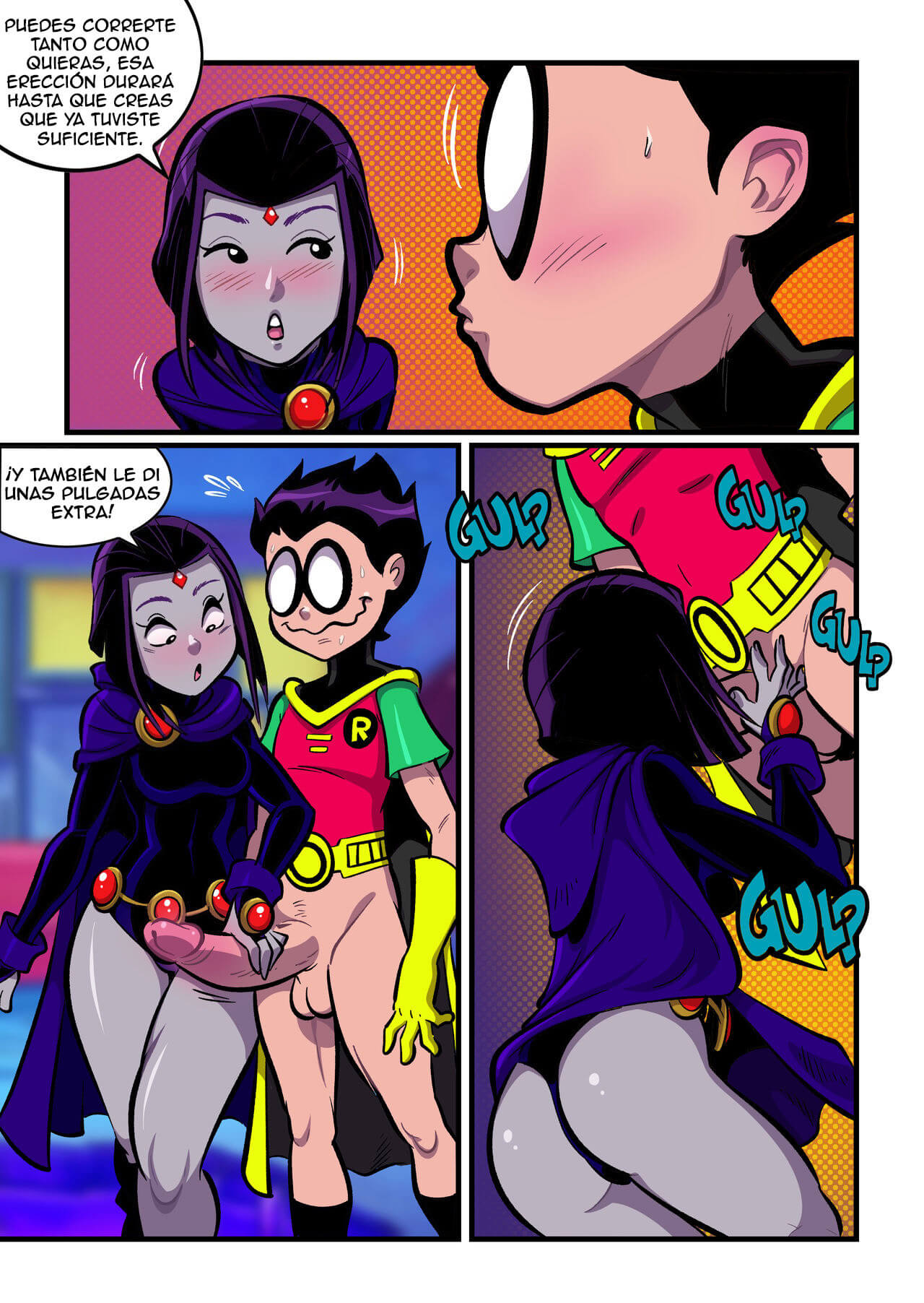 Slutfire – Teen Titans Comic porno
