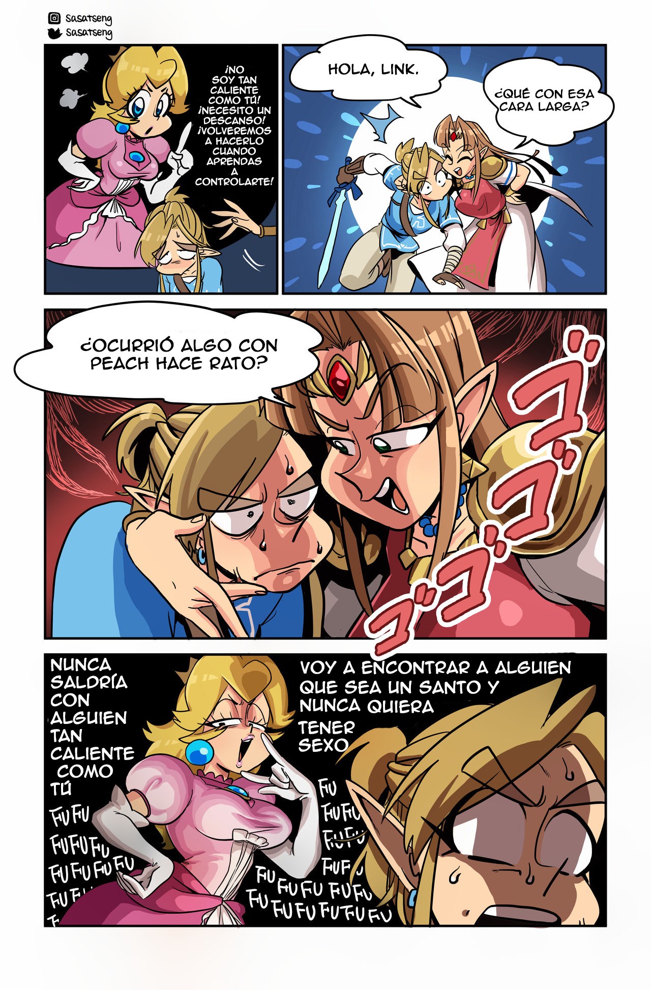 Smash – Link x Peach Comic porno