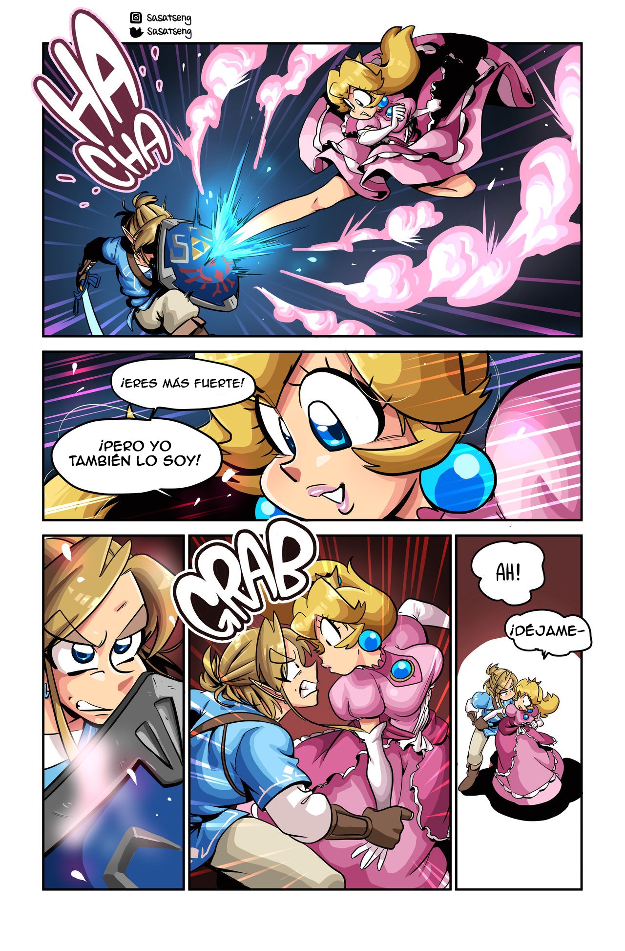 Smash – Link x Peach Comic porno