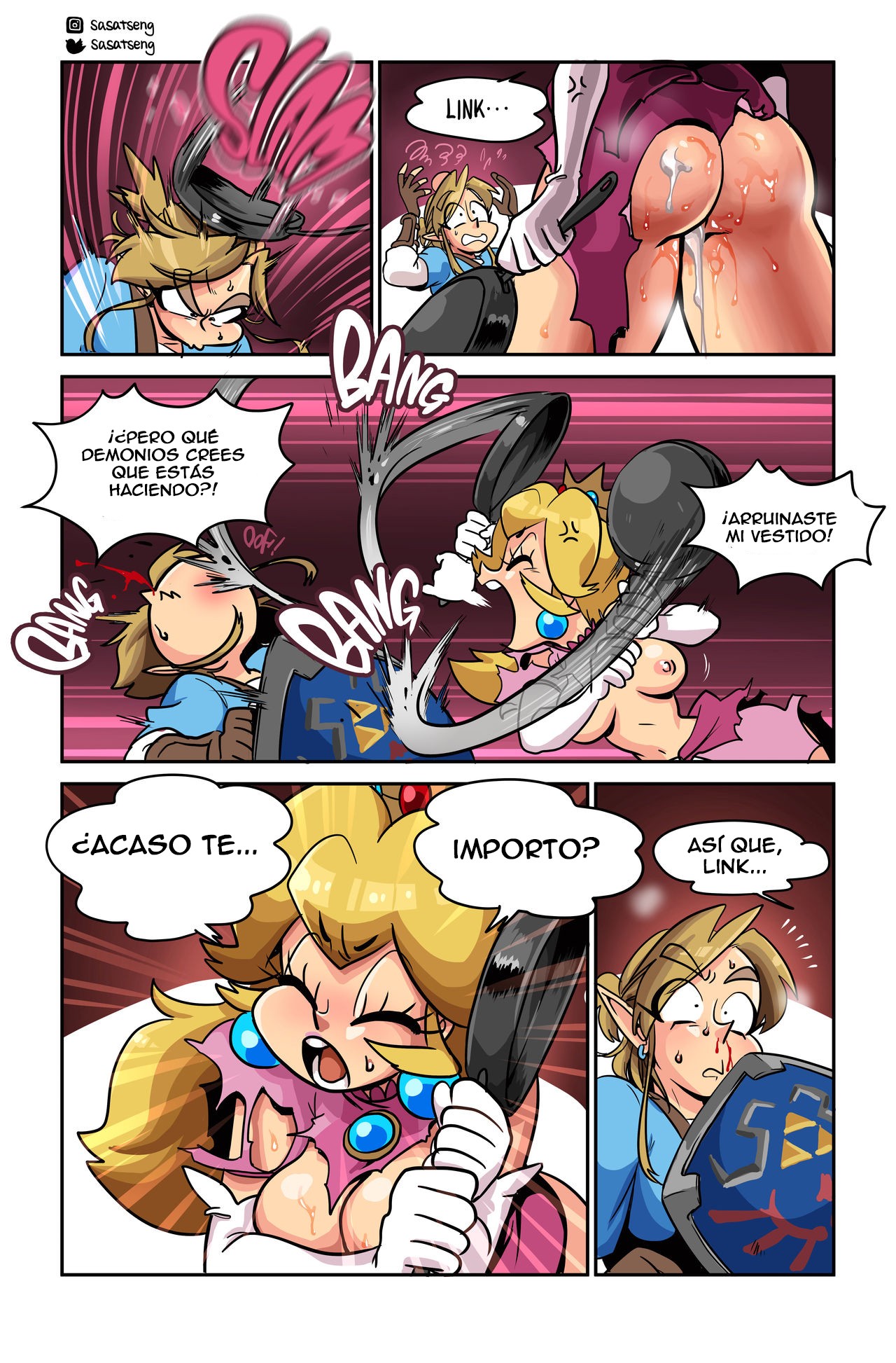 Smash – Link x Peach Comic porno