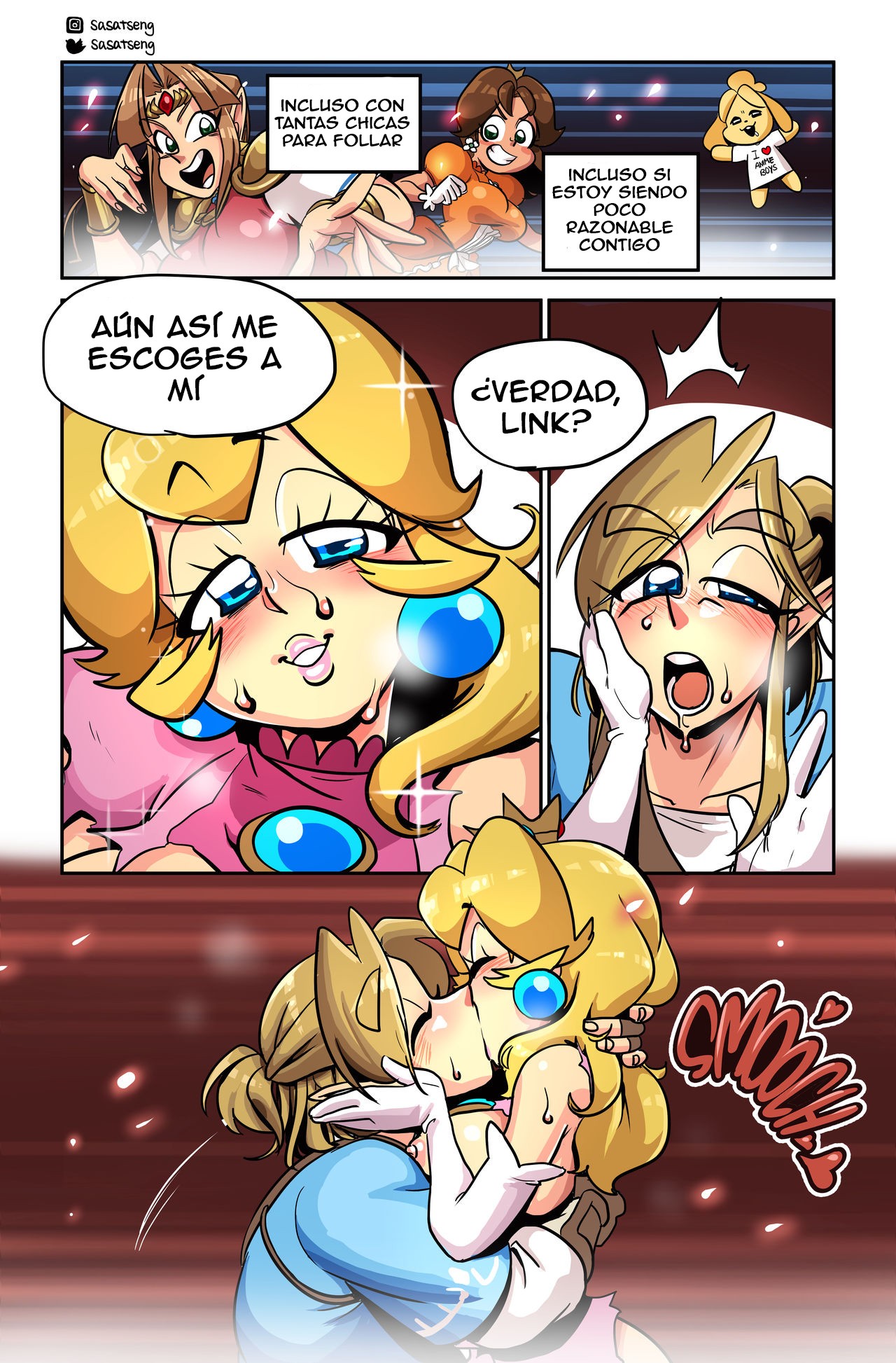 Smash – Link x Peach Comic porno