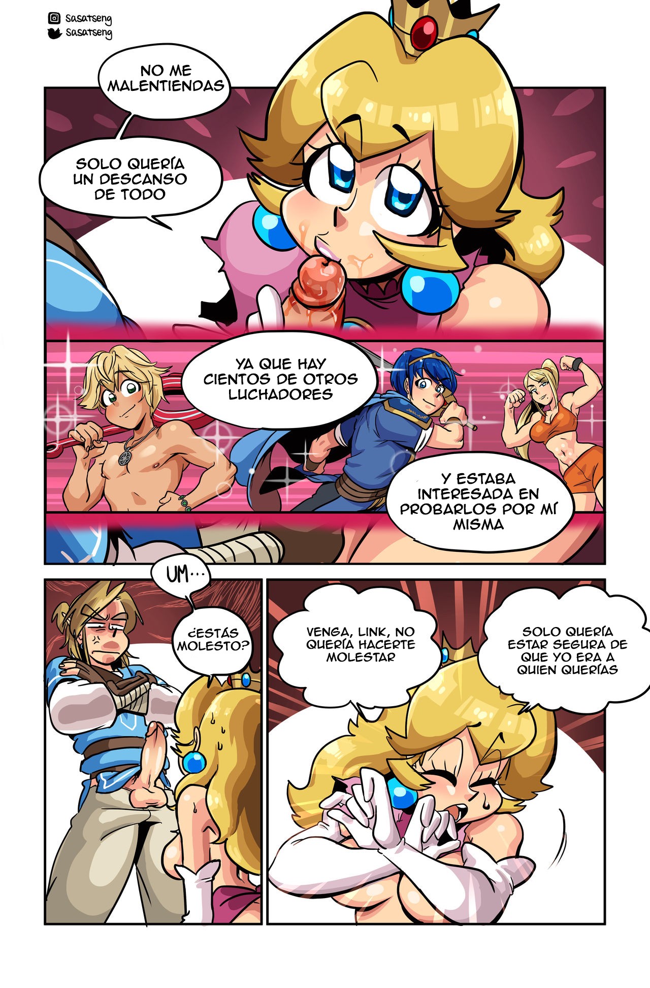 Smash – Link x Peach Comic porno