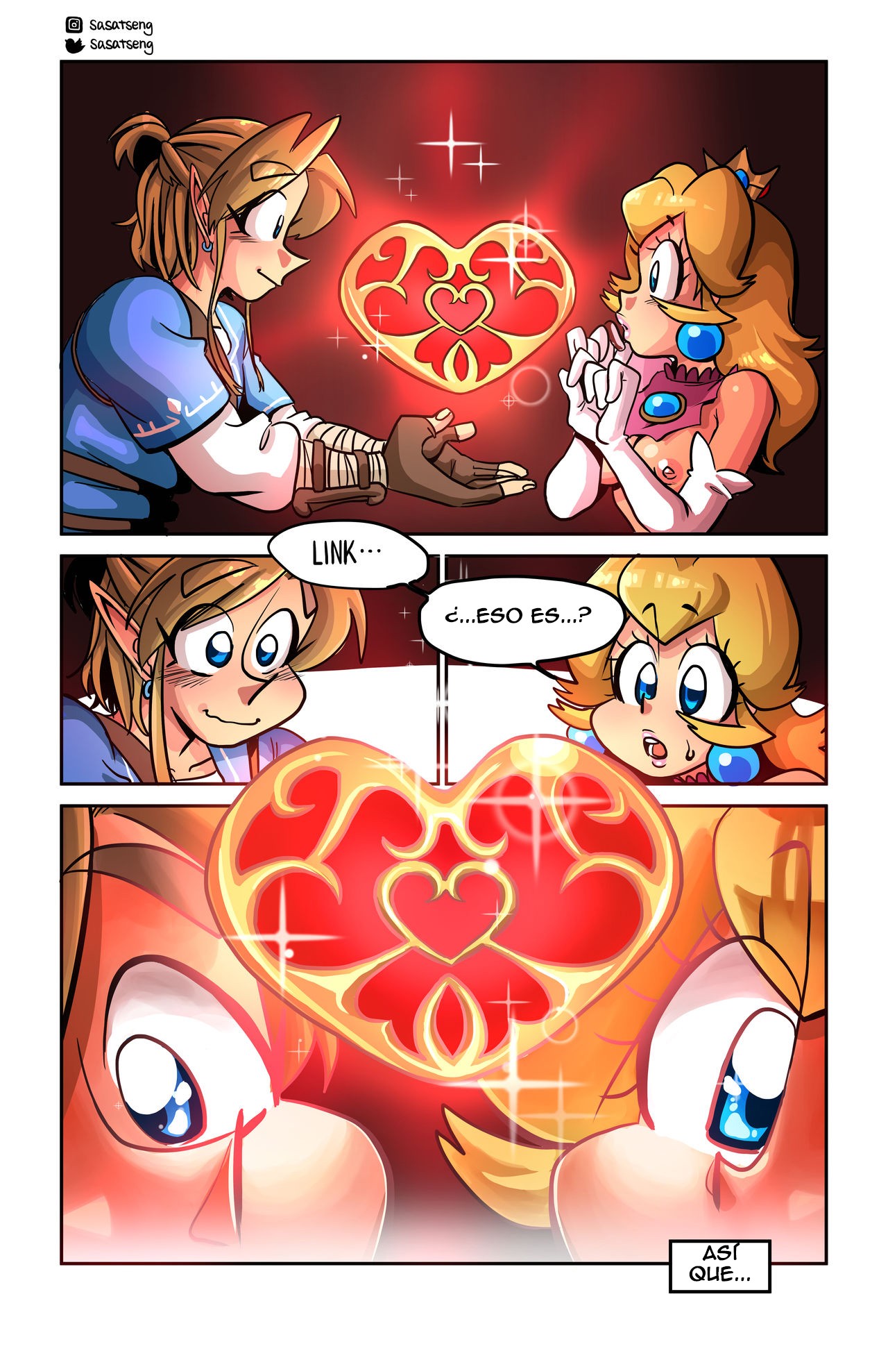 Smash – Link x Peach Comic porno