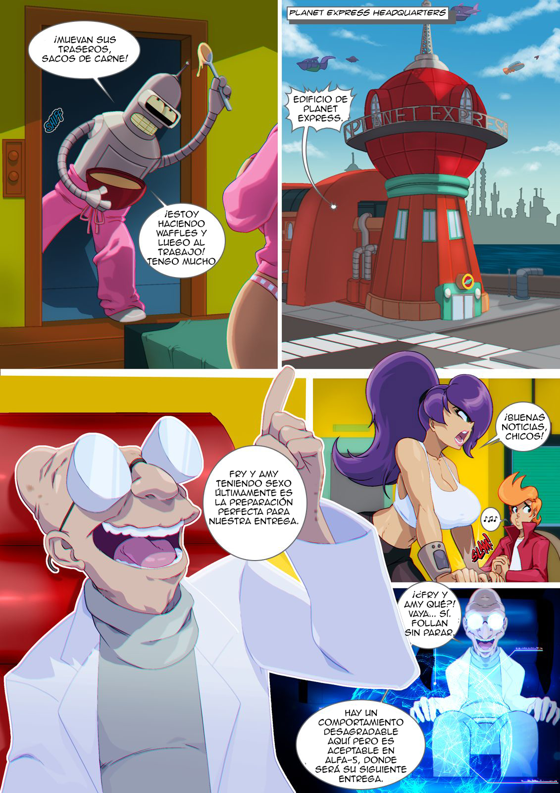 Smoosharama – Futurama Comic porno