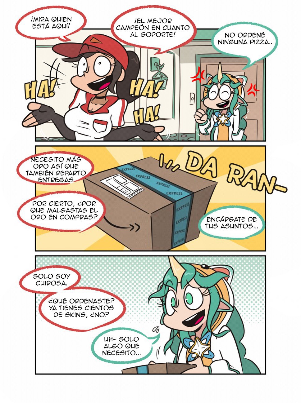 Soraka and The Void Banana! – LoL Hentai Comic porno