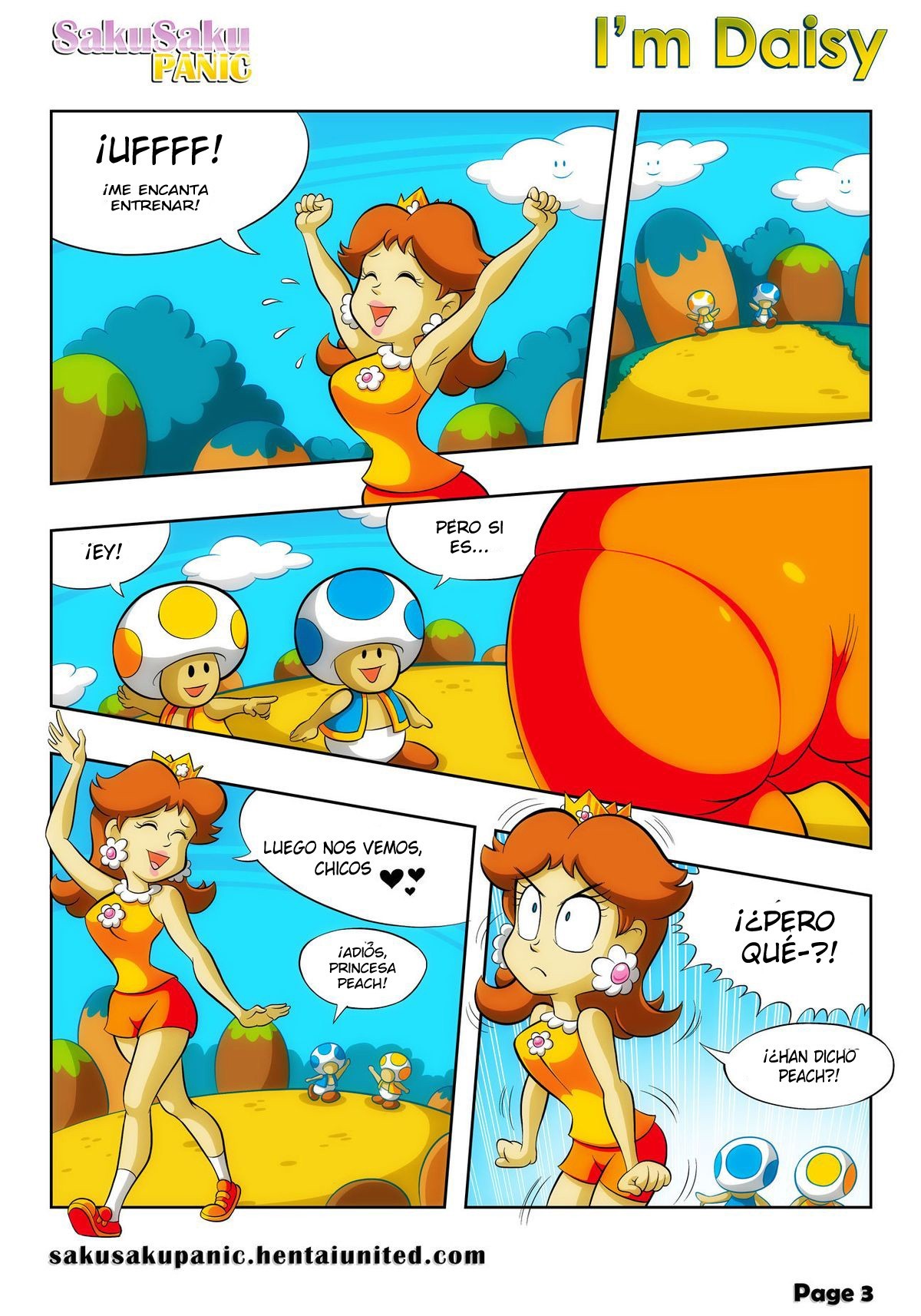 Soy Daisy – Mario Bros Comic porno