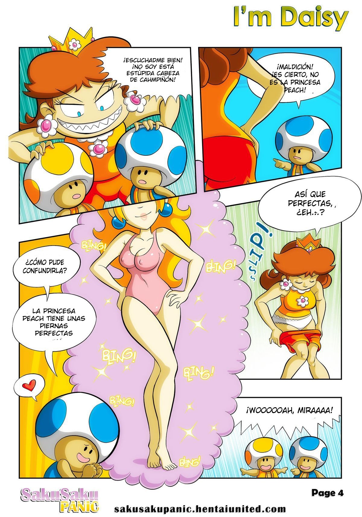 Soy Daisy – Mario Bros Comic porno