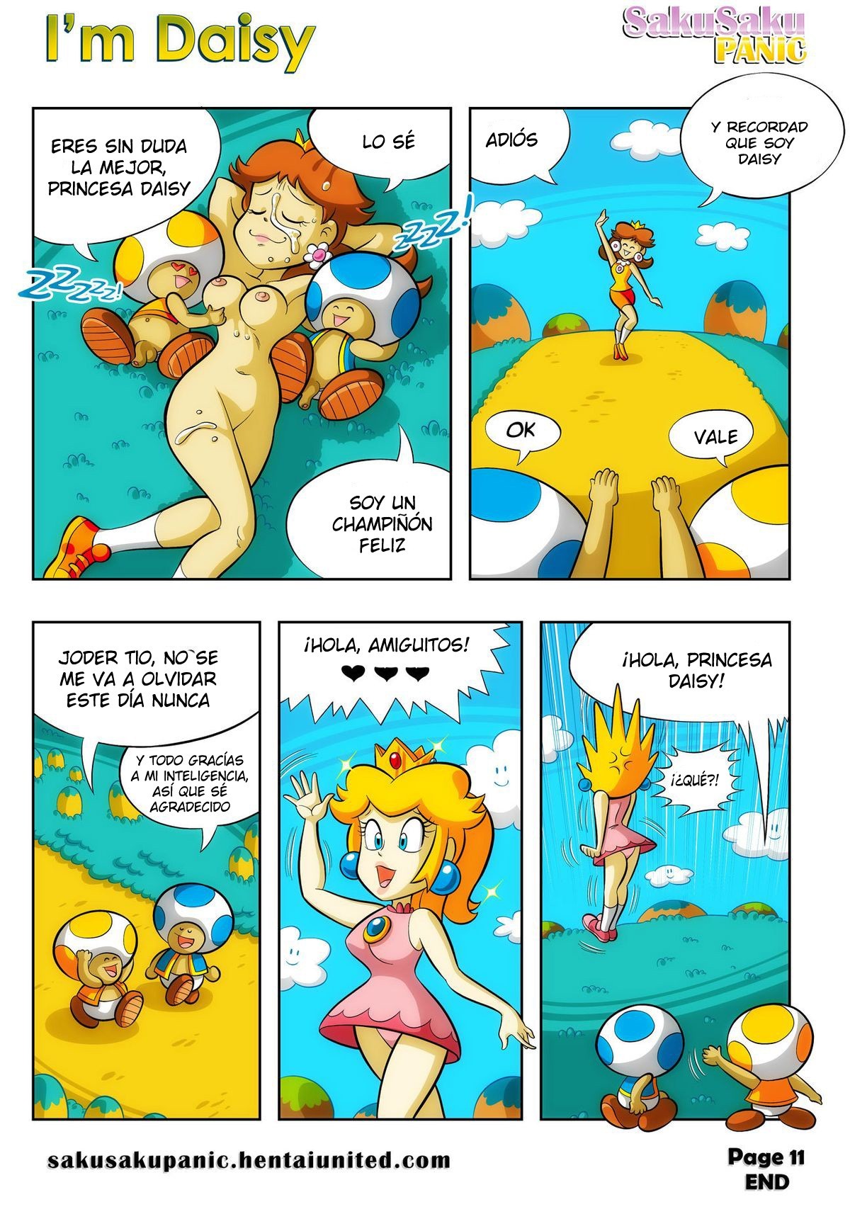 Soy Daisy – Mario Bros Comic porno