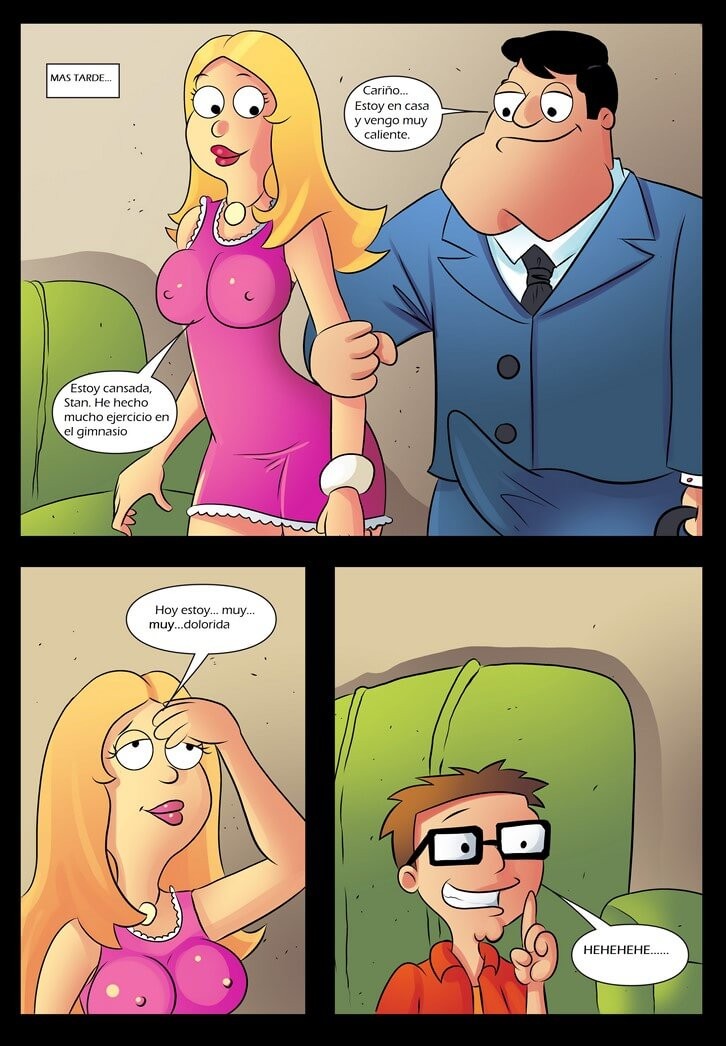 Steve y Francine Comic porno