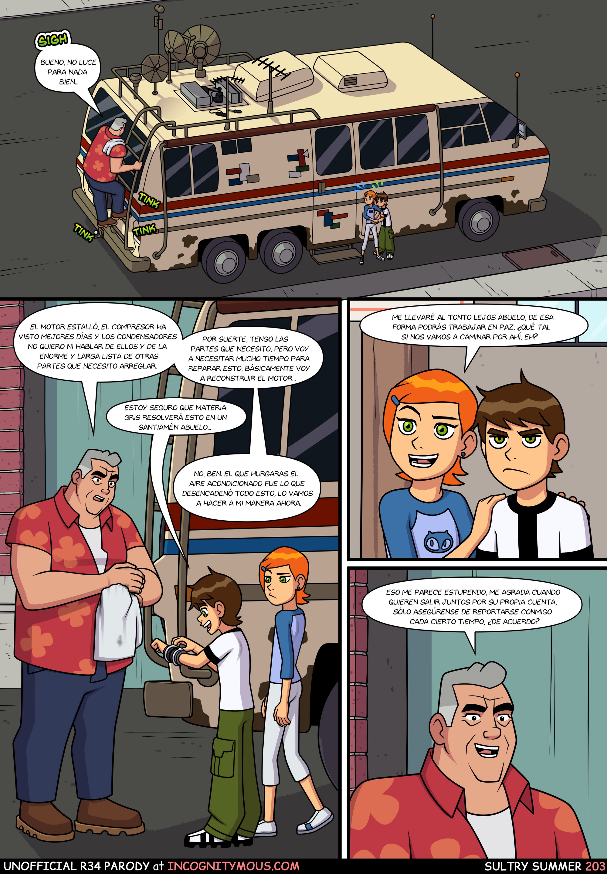 Sultry Summer 3 – Ben 10 Comic porno