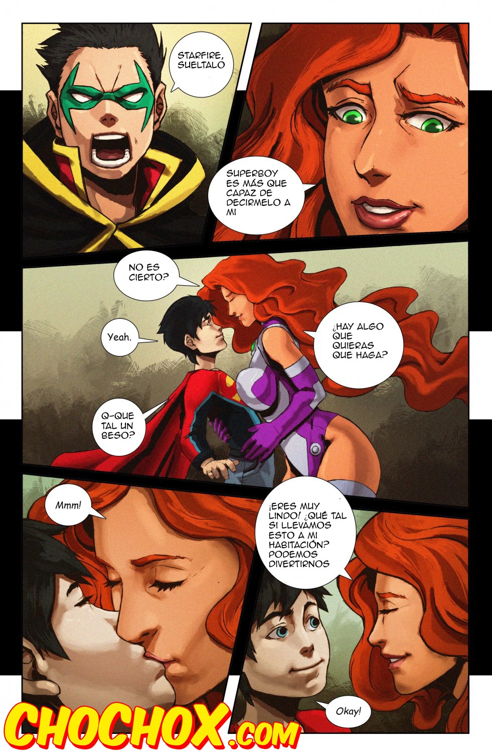 Super Sons XXX – Teen Titans Comic porno