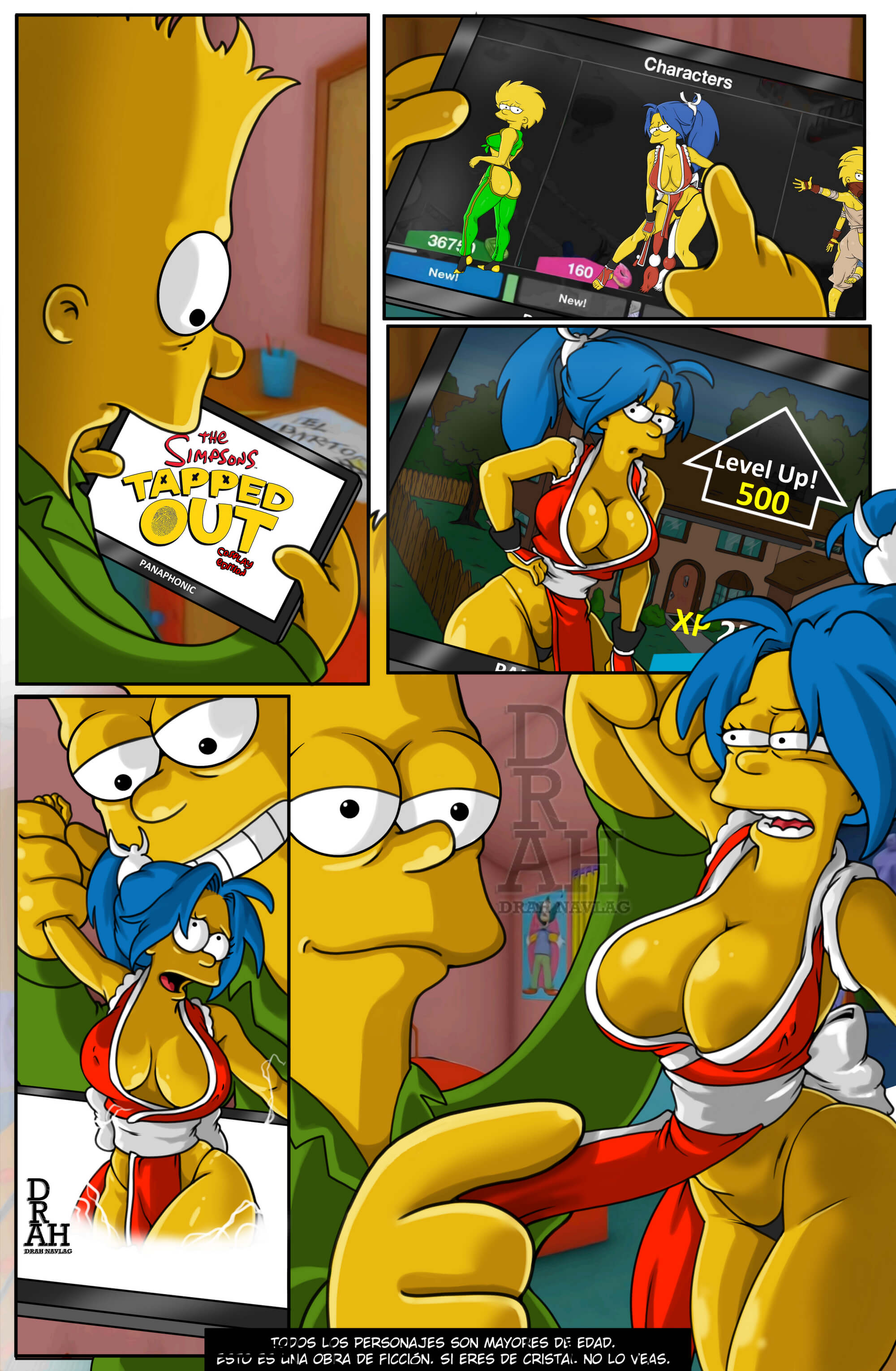 Tapped Out Comic porno
