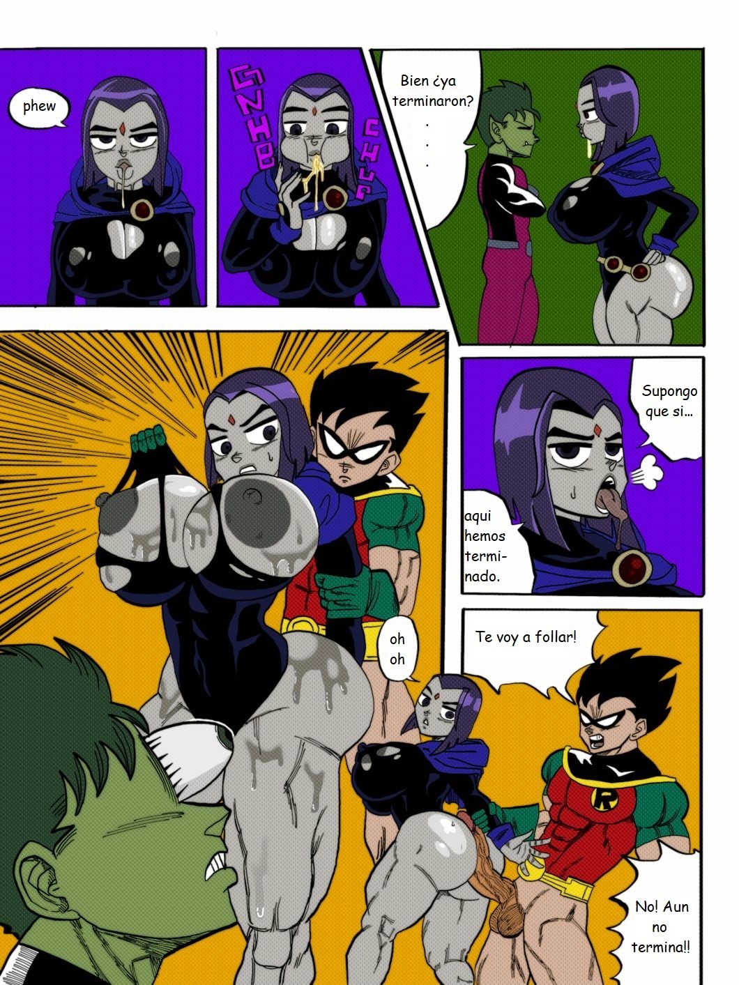Teen Titans Relief Comic porno