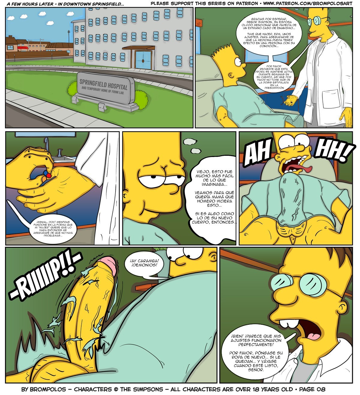 The Simpsons are The Sexenteins Comic porno