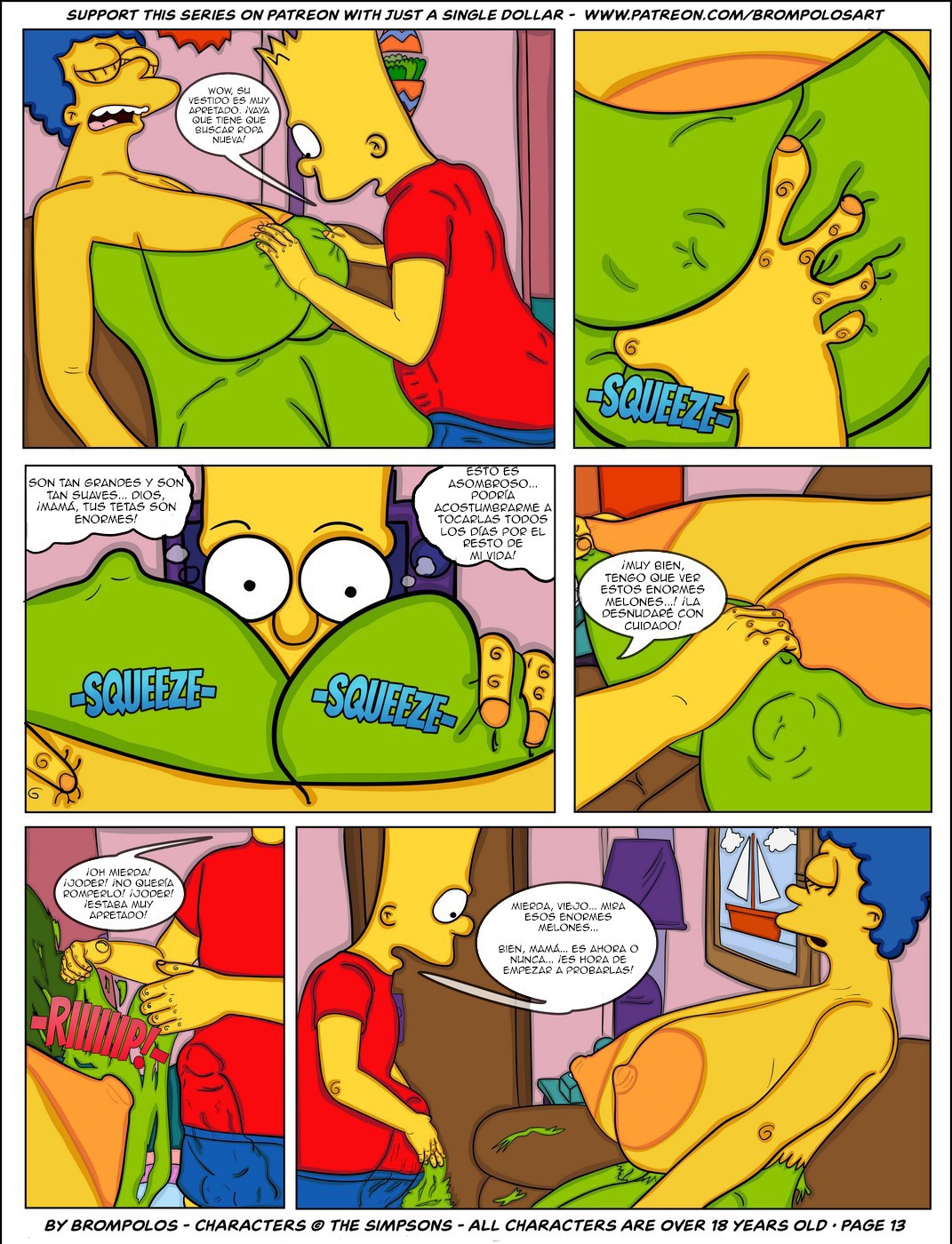 The Simpsons are The Sexenteins Comic porno