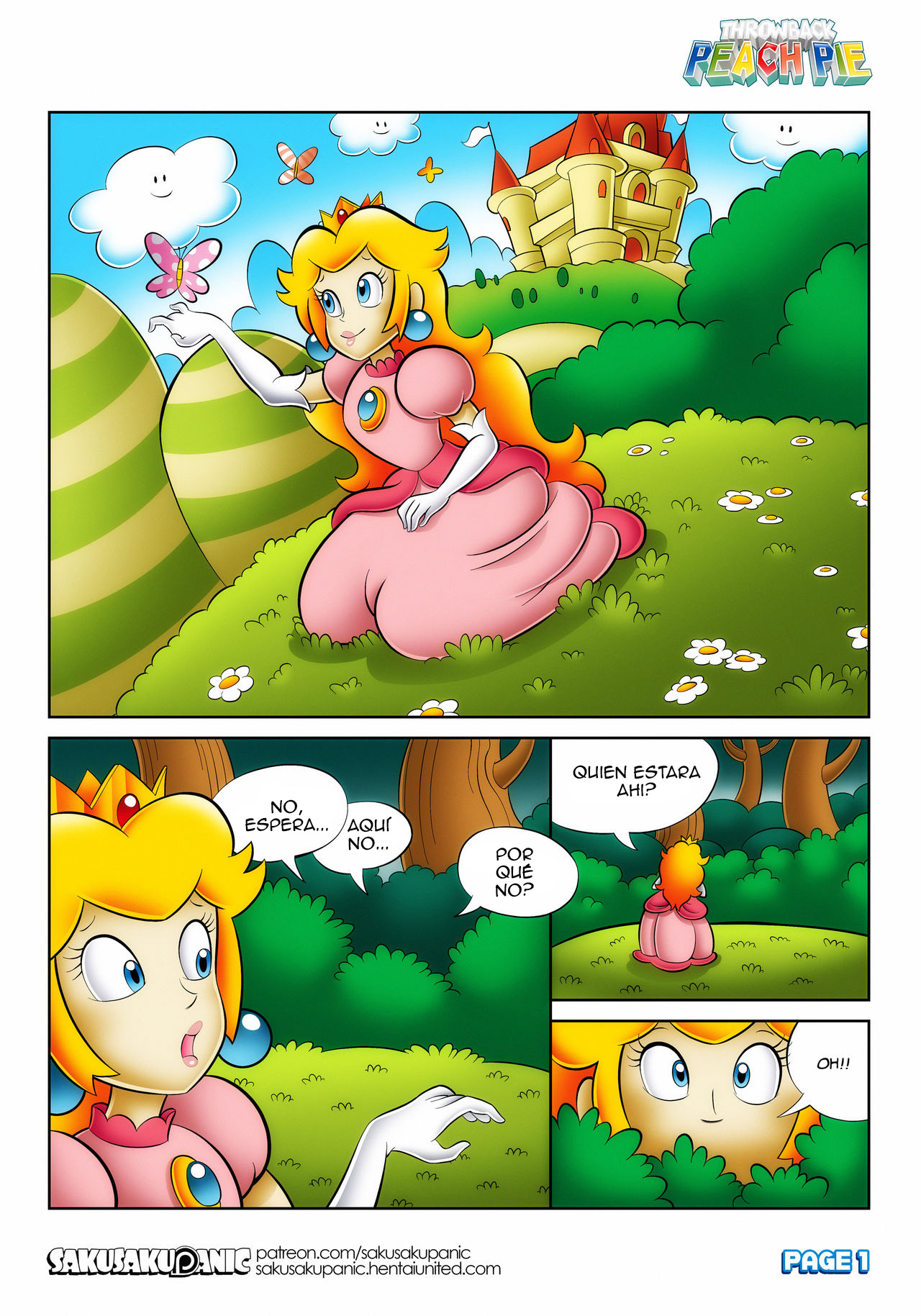 Throwback Peach Pie – Peach Hentai Comic porno