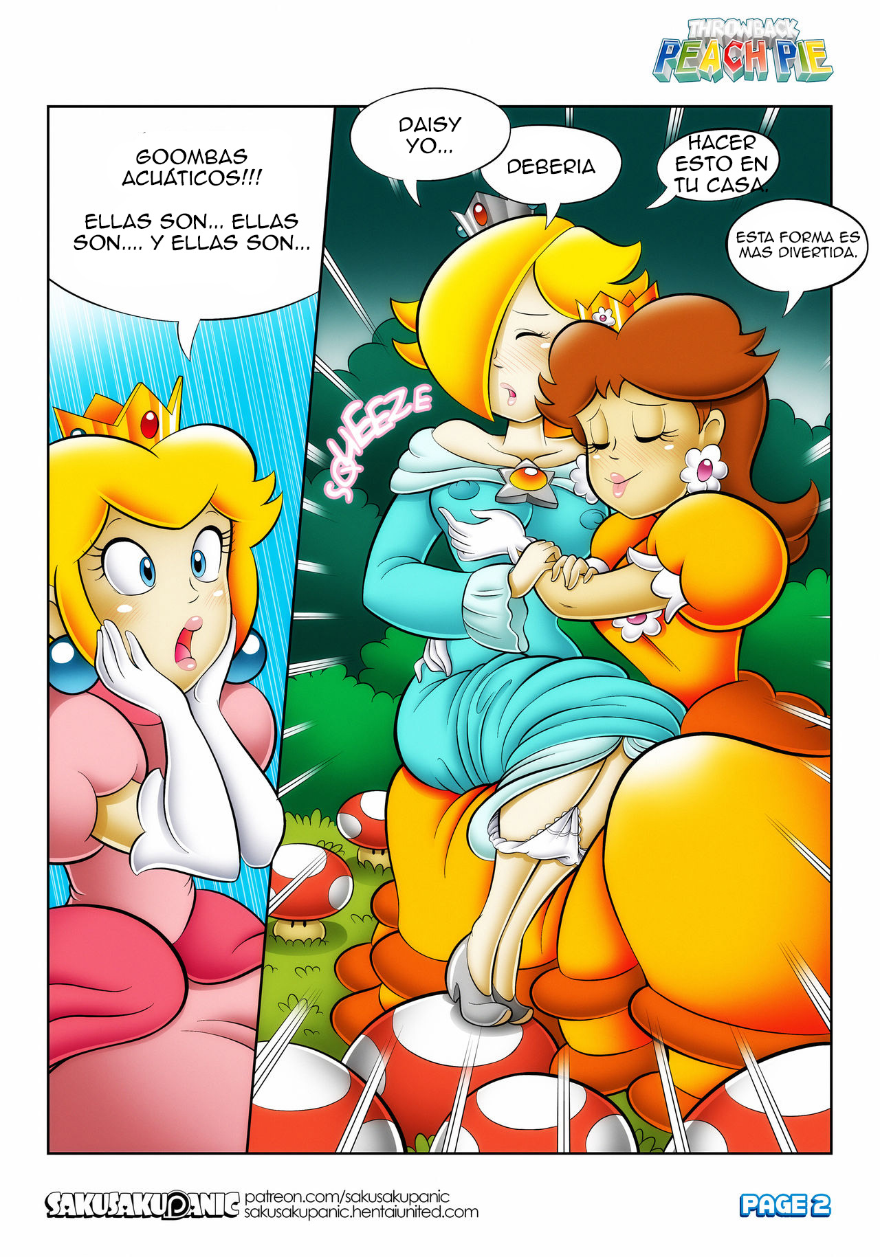 Throwback Peach Pie – Peach Hentai Comic porno