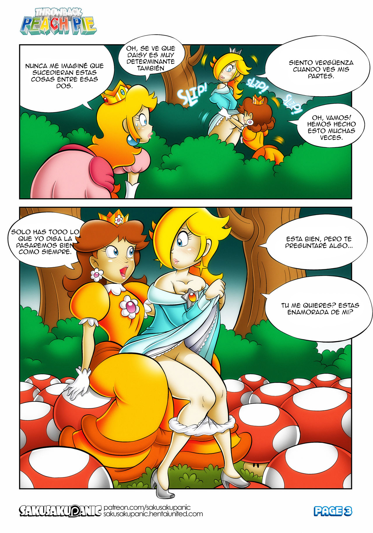 Throwback Peach Pie – Peach Hentai Comic porno