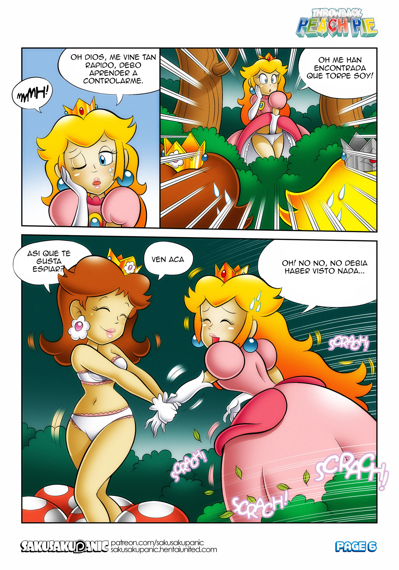 Throwback Peach Pie – Peach Hentai Comic porno
