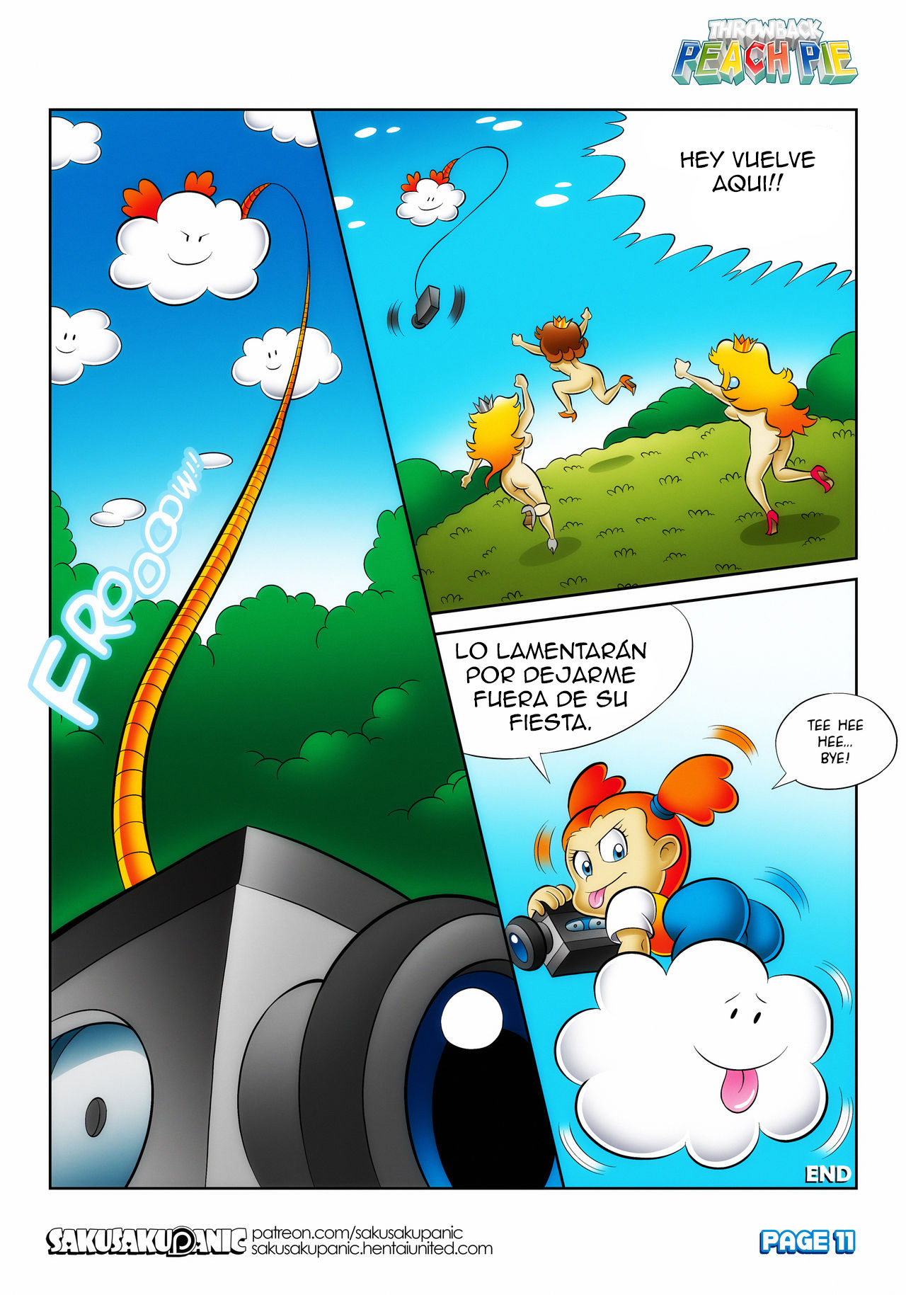 Throwback Peach Pie – Peach Hentai Comic porno