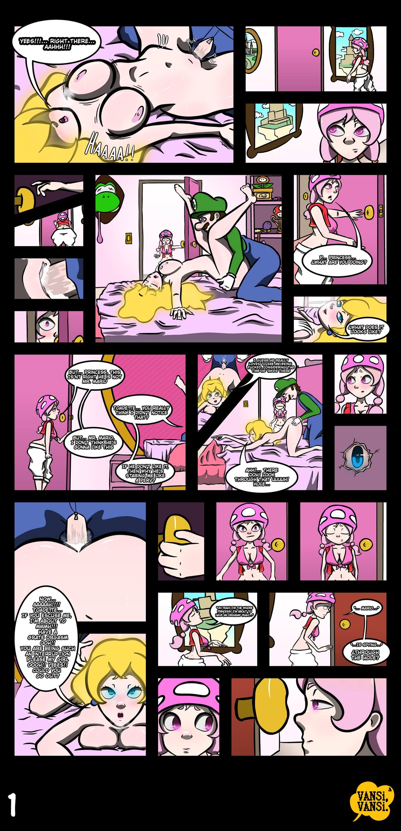 Toadette Princess 1 Comic porno