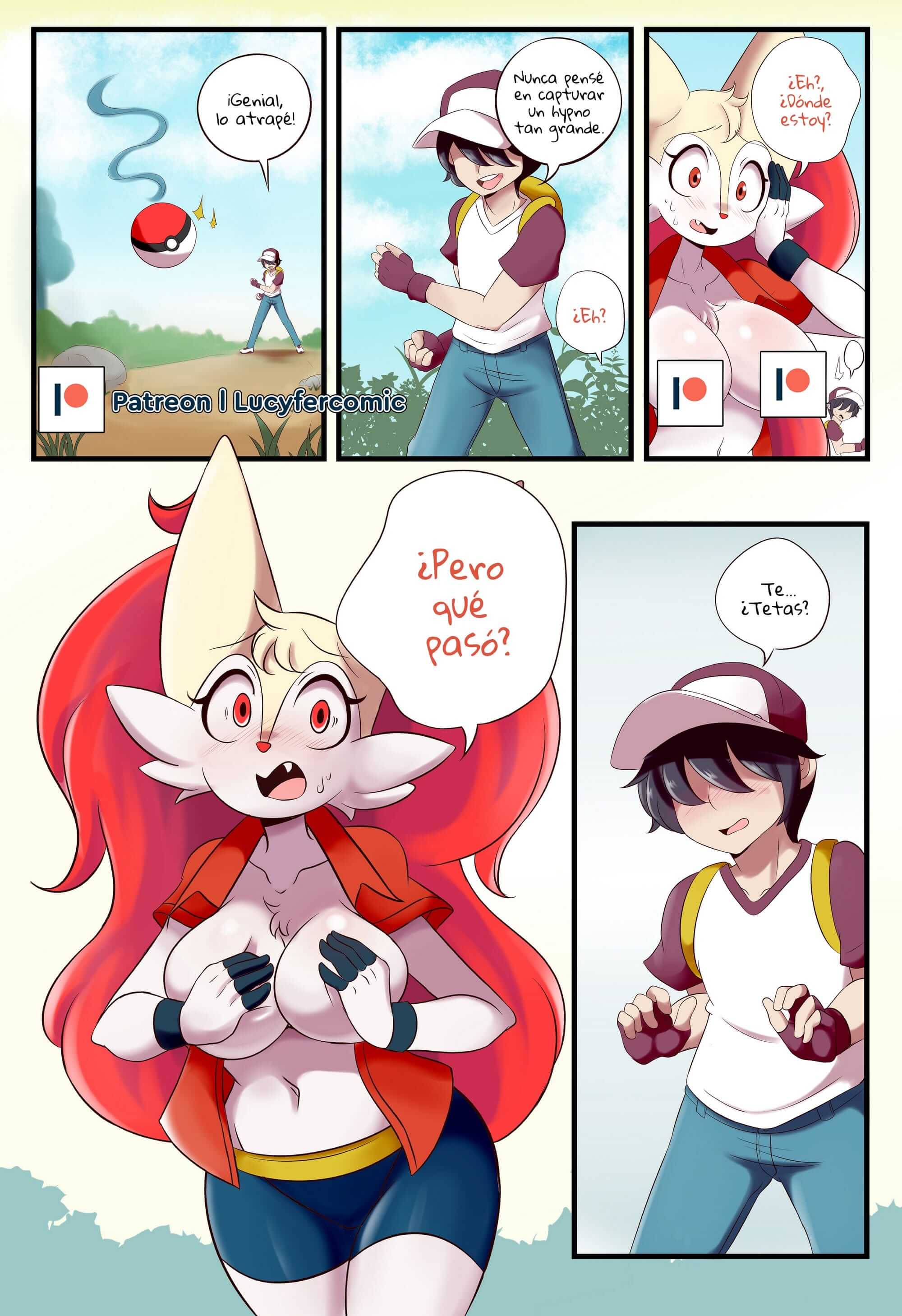 Trainer Braixen Comic porno