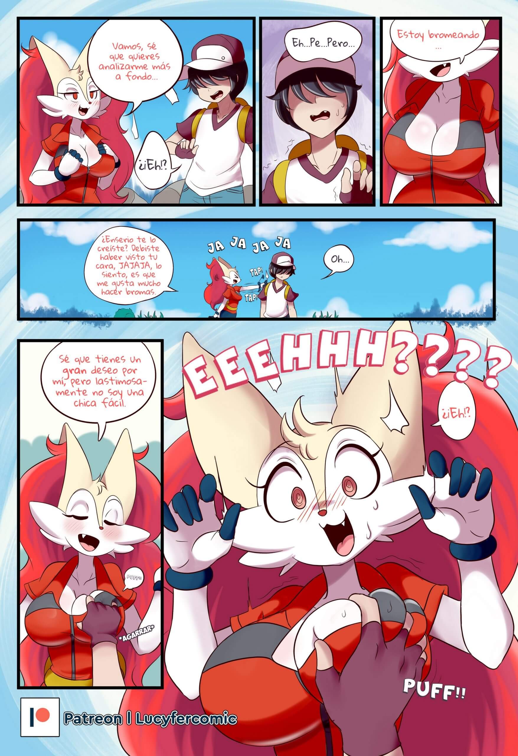 Trainer Braixen Comic porno