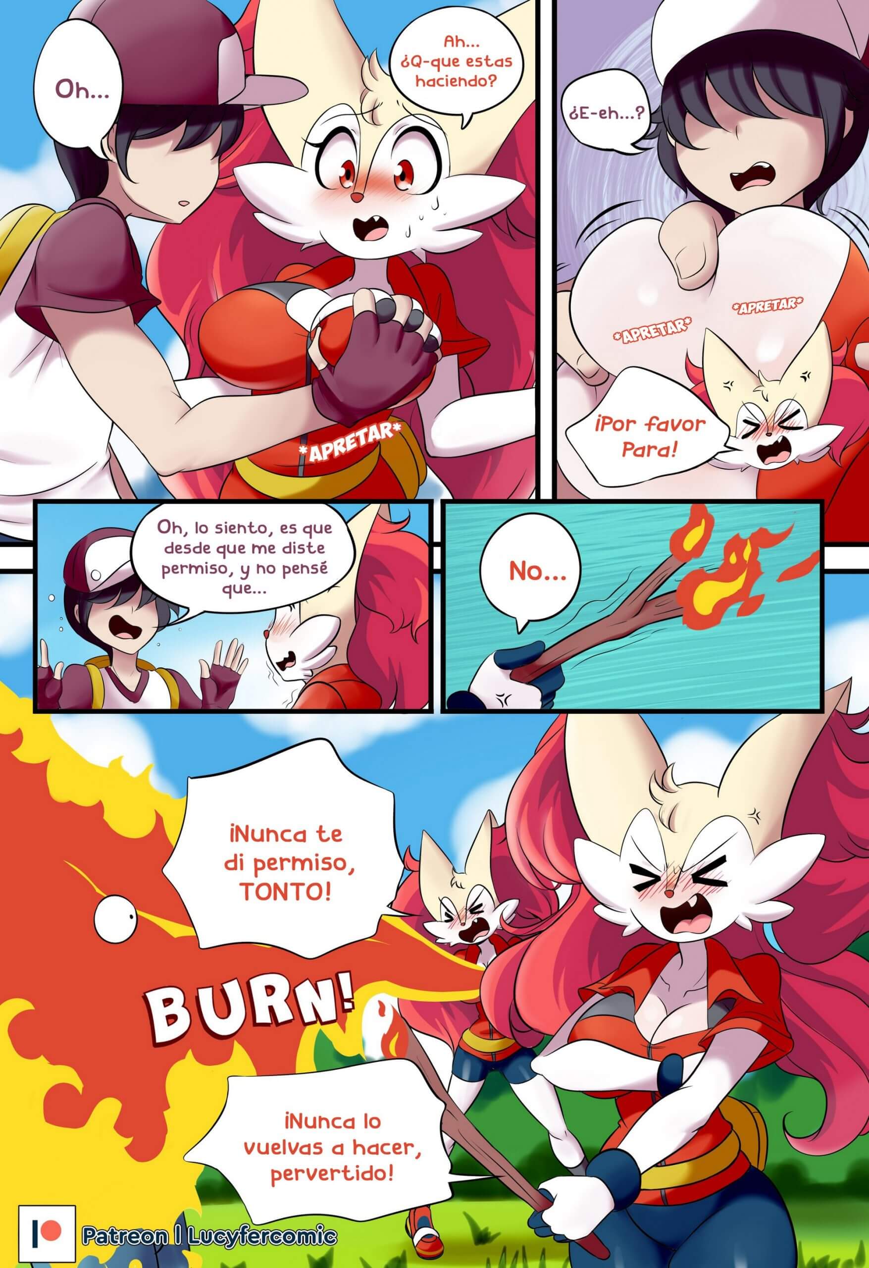 Trainer Braixen Comic porno