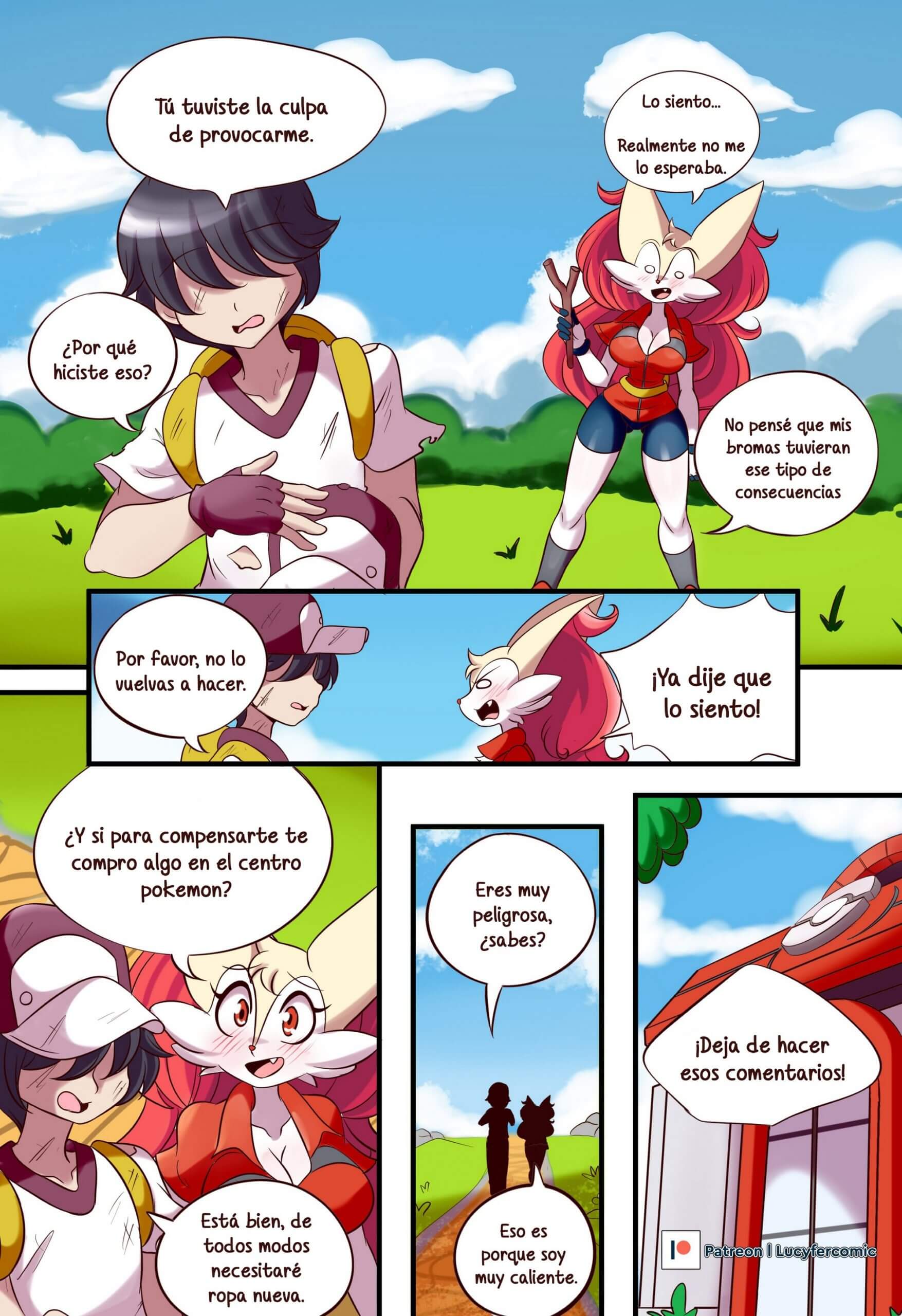 Trainer Braixen Comic porno