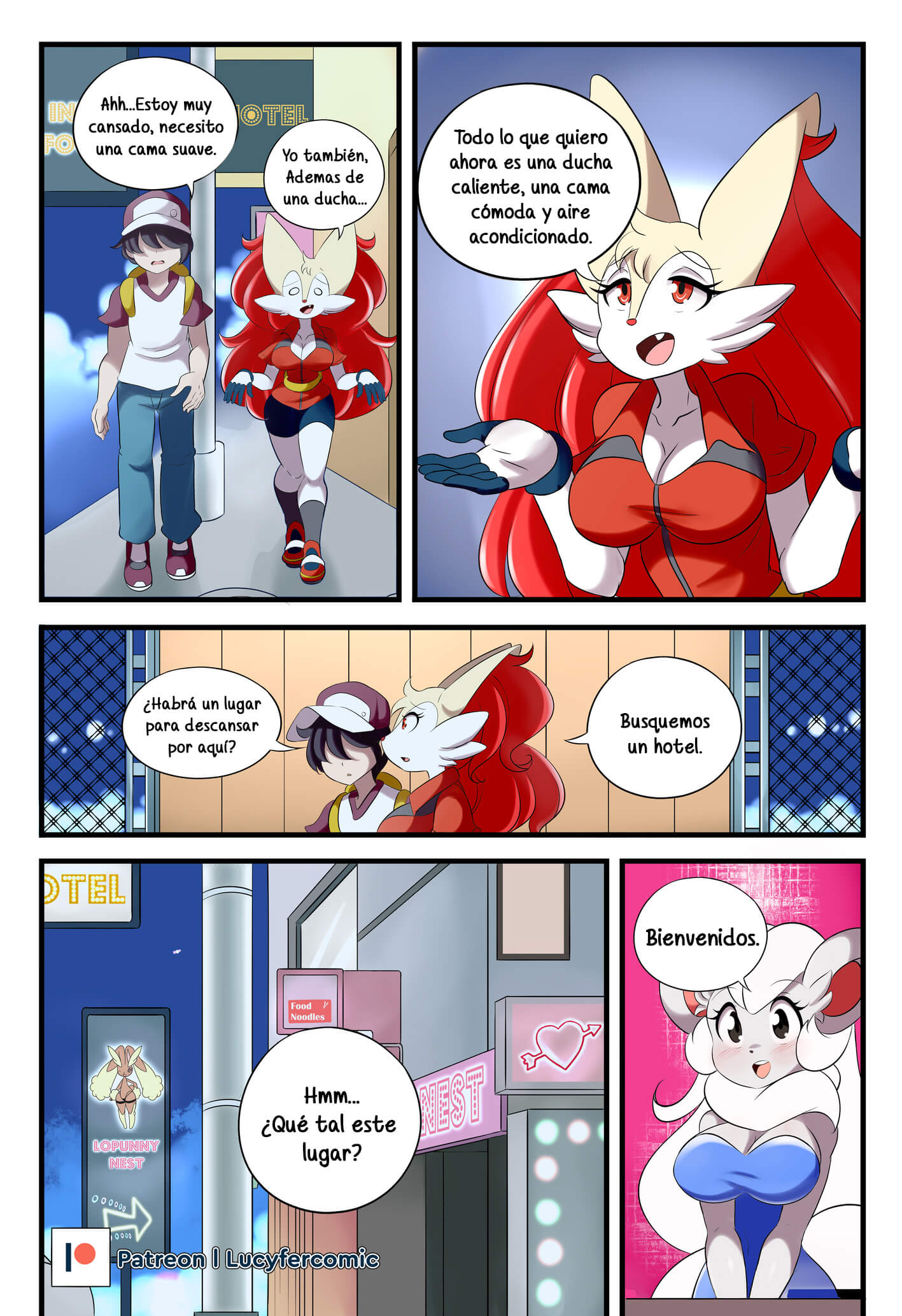 Trainer Braixen Comic porno