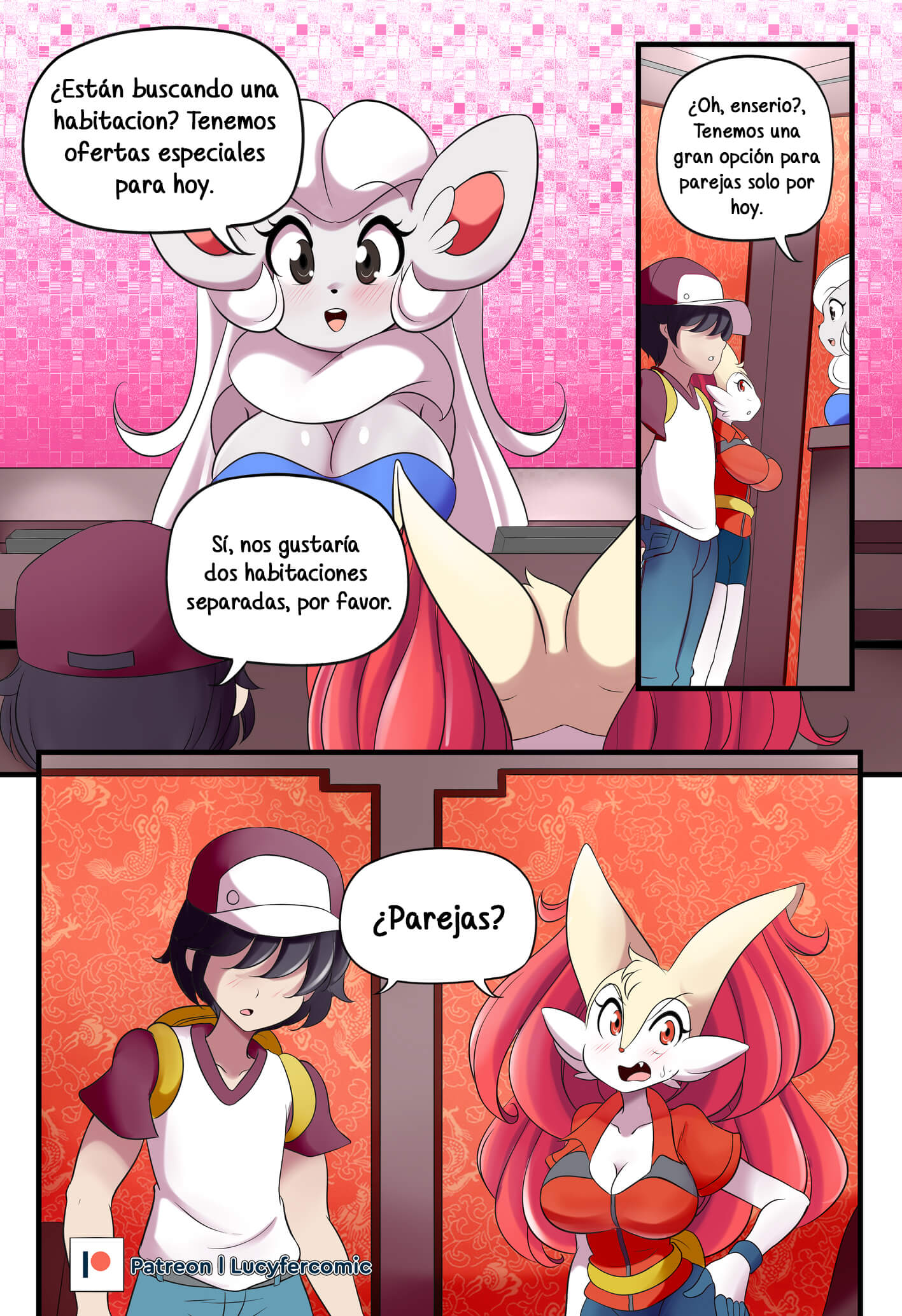 Trainer Braixen Comic porno