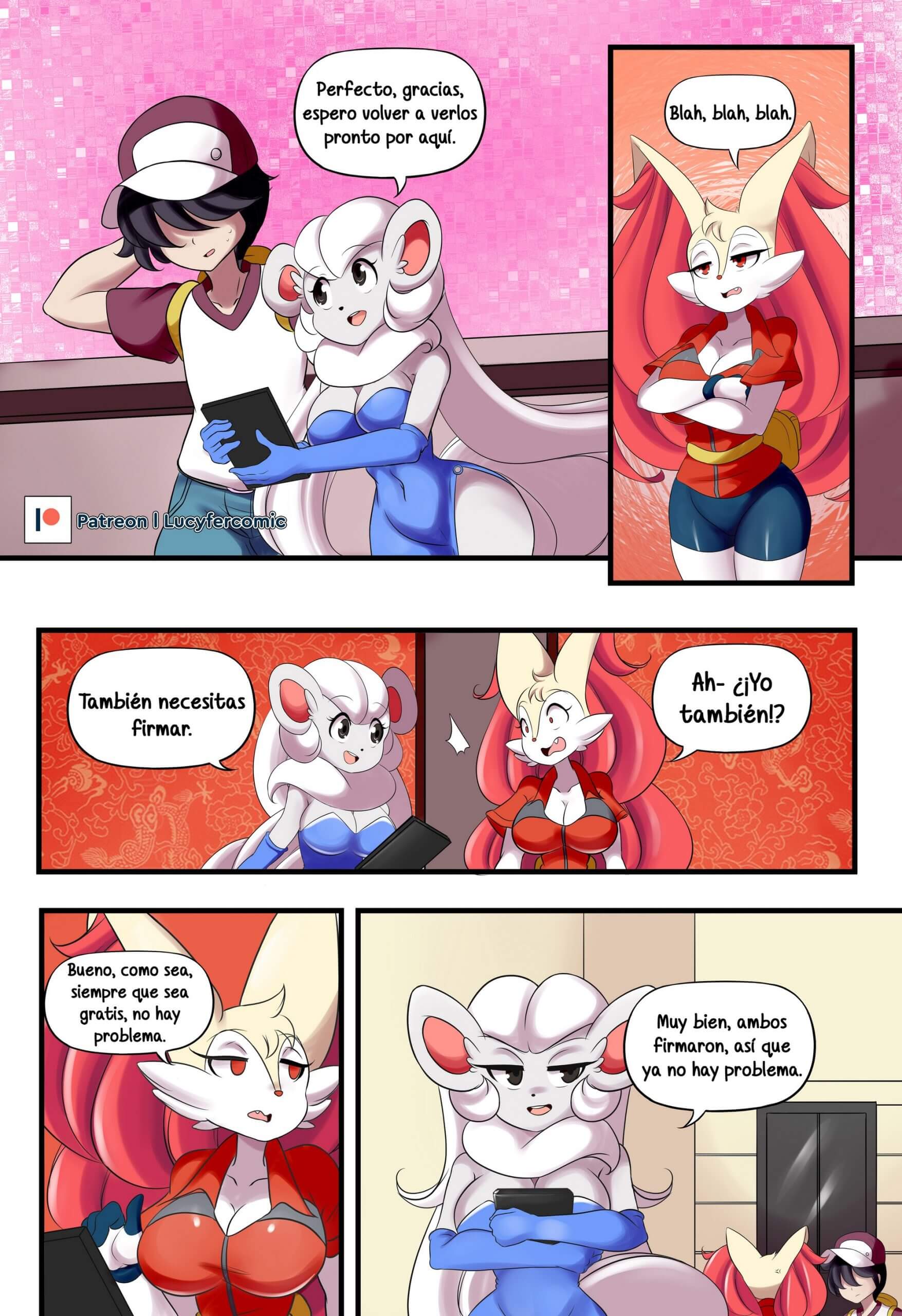Trainer Braixen Comic porno