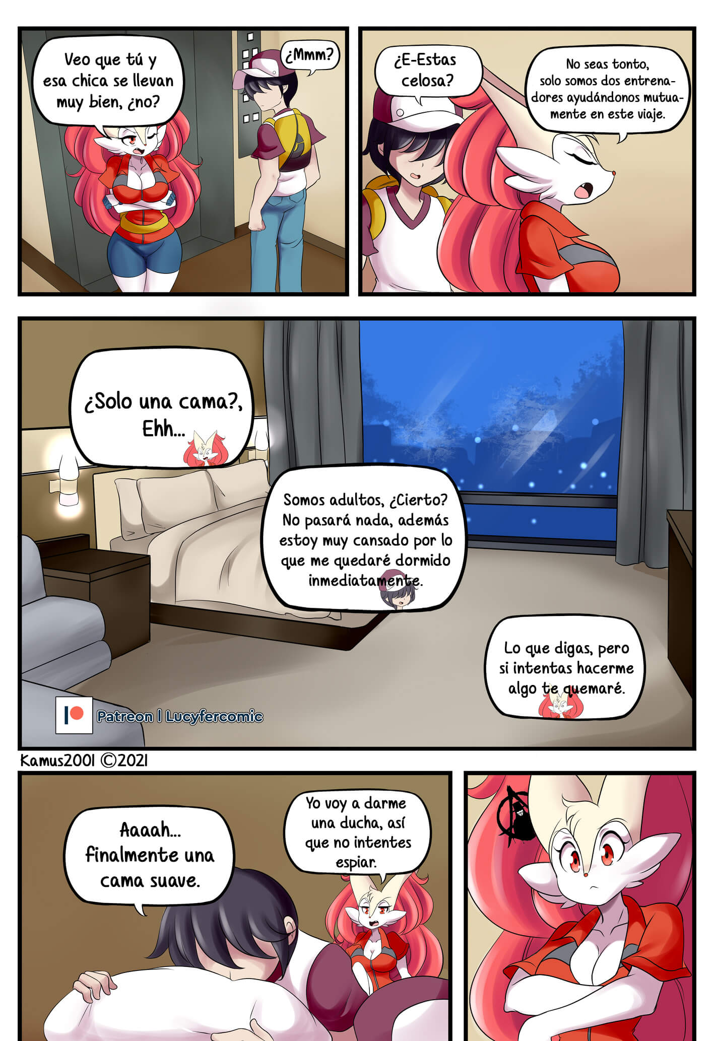 Trainer Braixen Comic porno