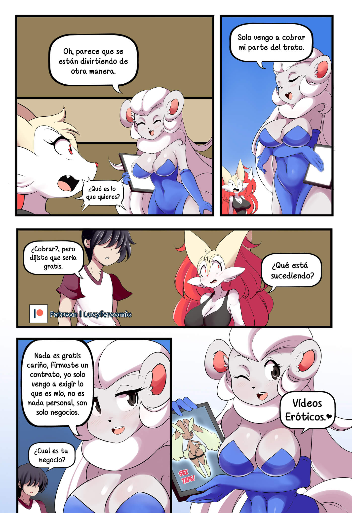 Trainer Braixen Comic porno