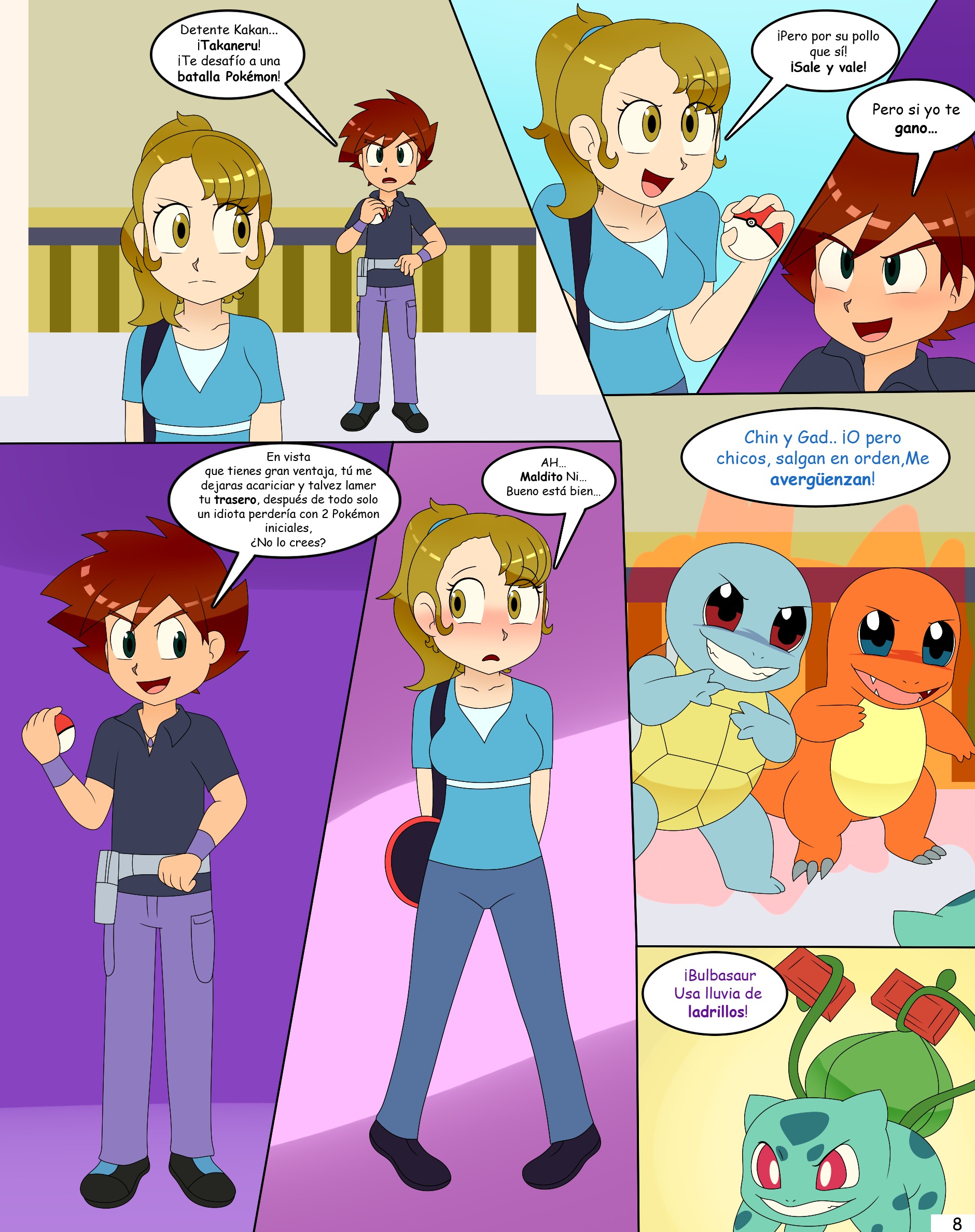 Una Weona en Pokemon Comic porno