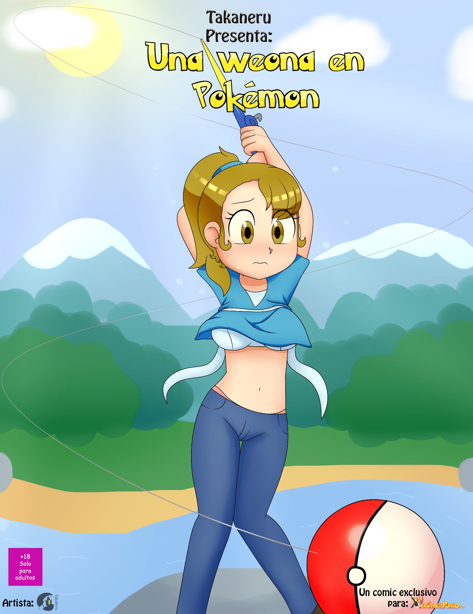 Una Weona en Pokemon Comic porno