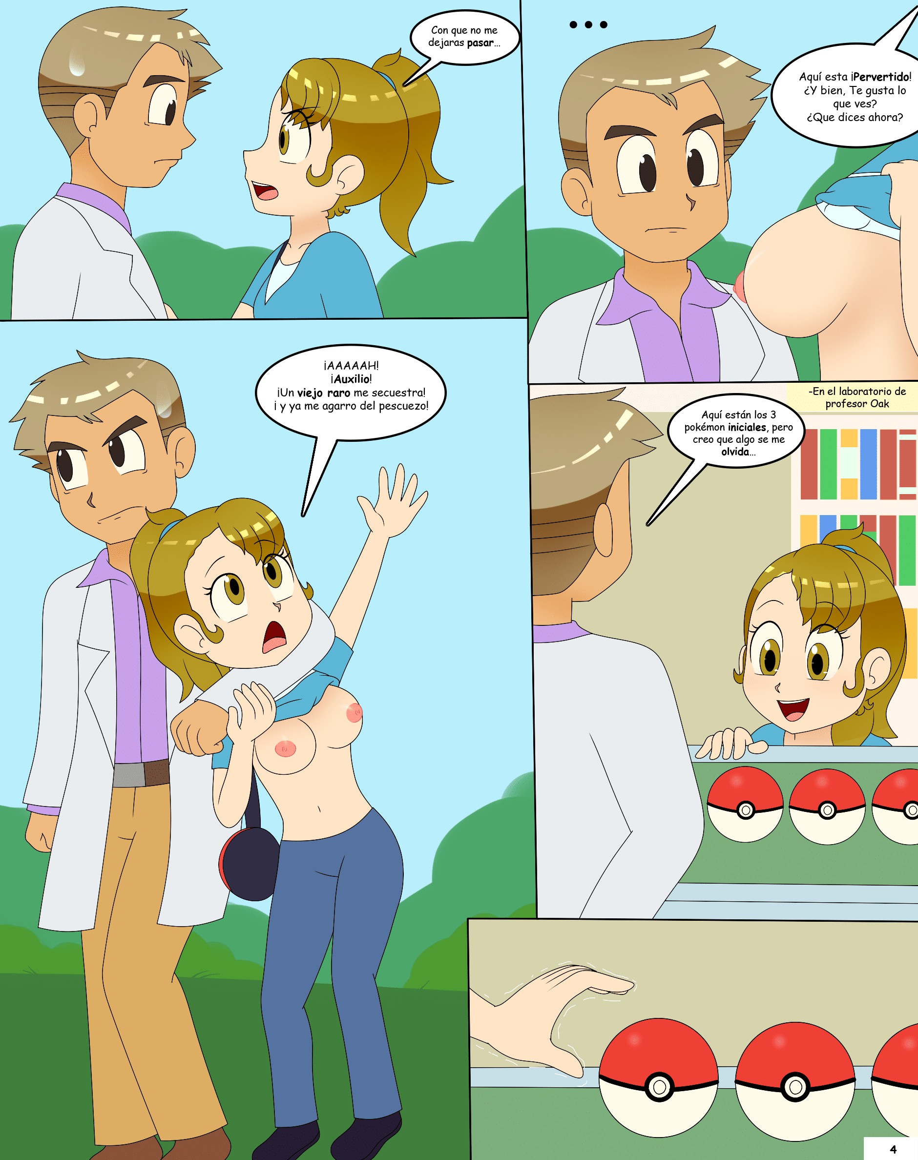 Una Weona en Pokemon Comic porno