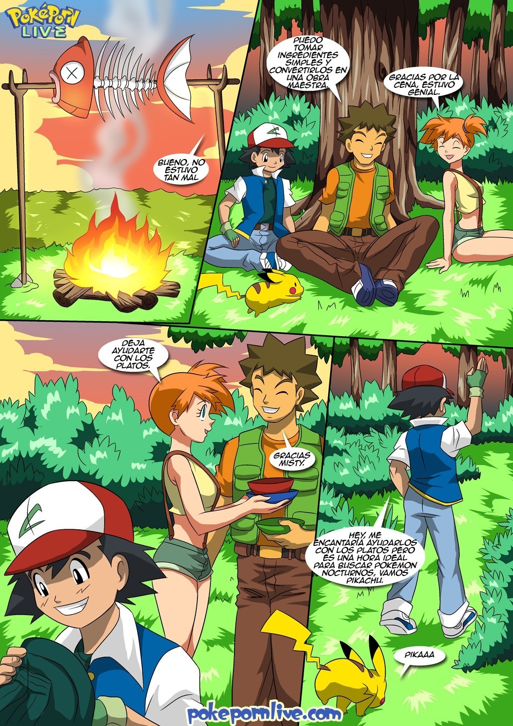 Una Tarde de Verano – Pokemon Comic porno