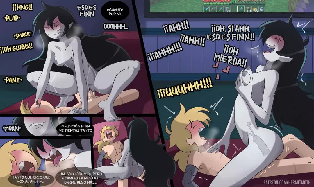 Finn’s Late Night with Marceline Comic porno