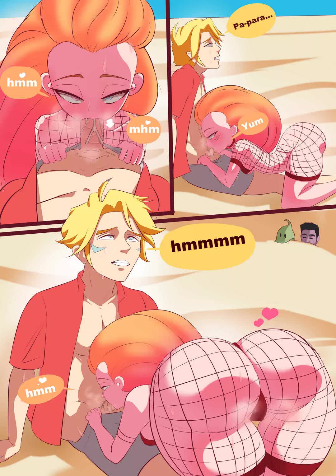 Zoe Beach Adventure Comic porno