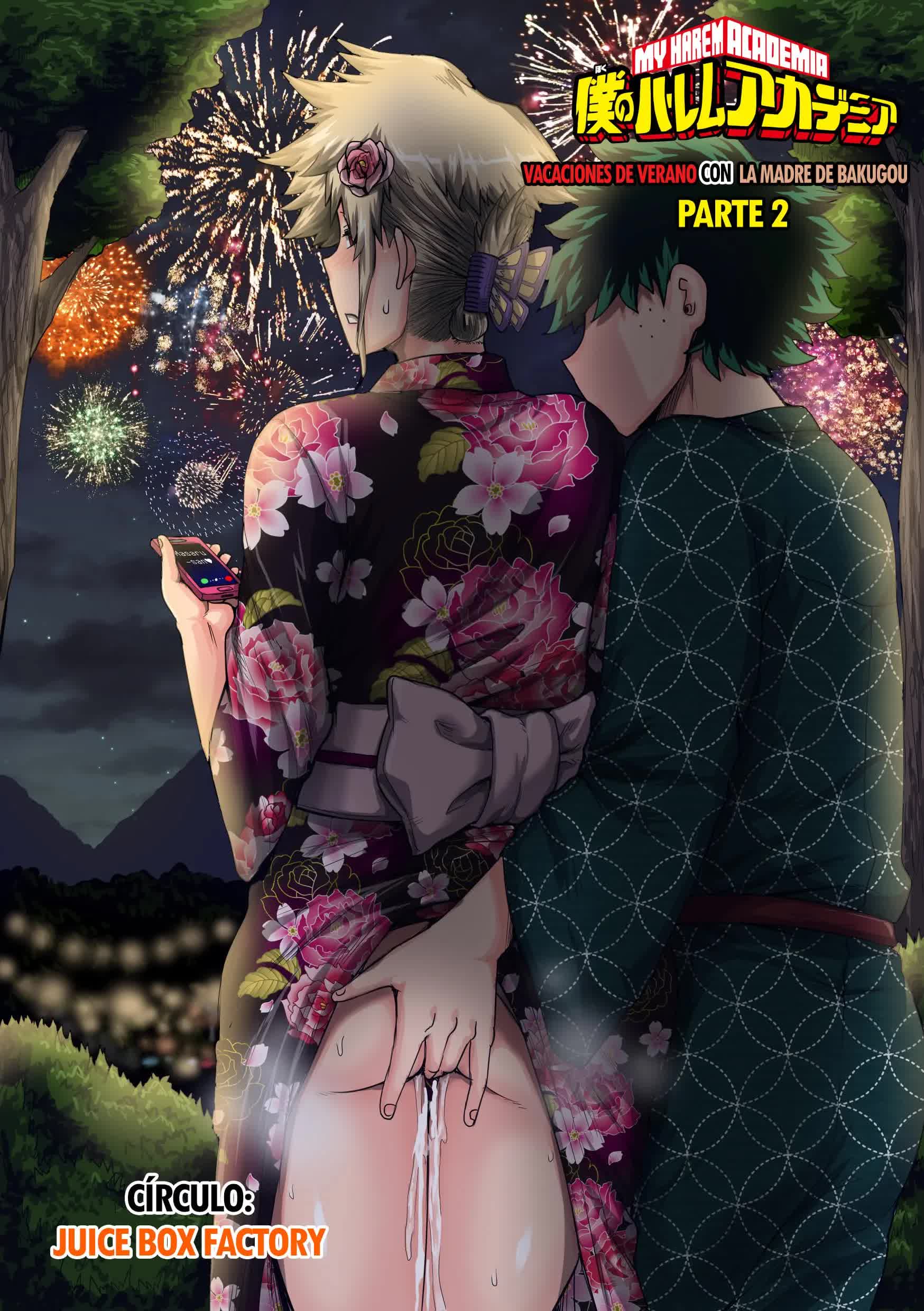 Boku no Harem Academia Bakugou Mama to no Natsuyasumi 'Chuuhen' Comic porno