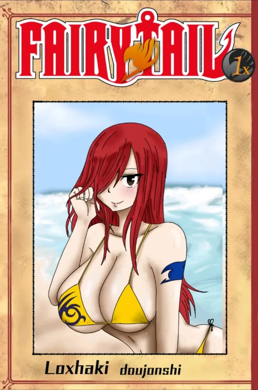 La ayuda de Erza Comic porno