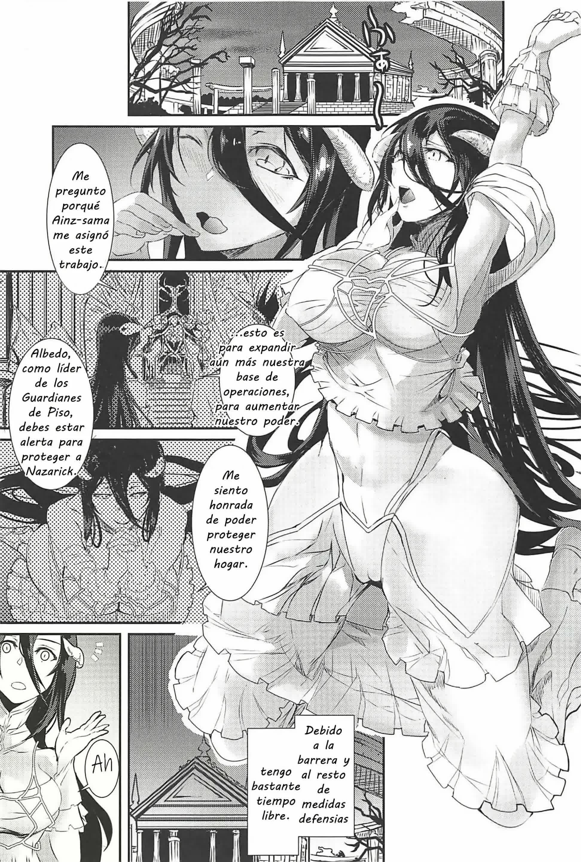 Albedo Yokkyuu Fuman - La frustración de Albedo Comic porno