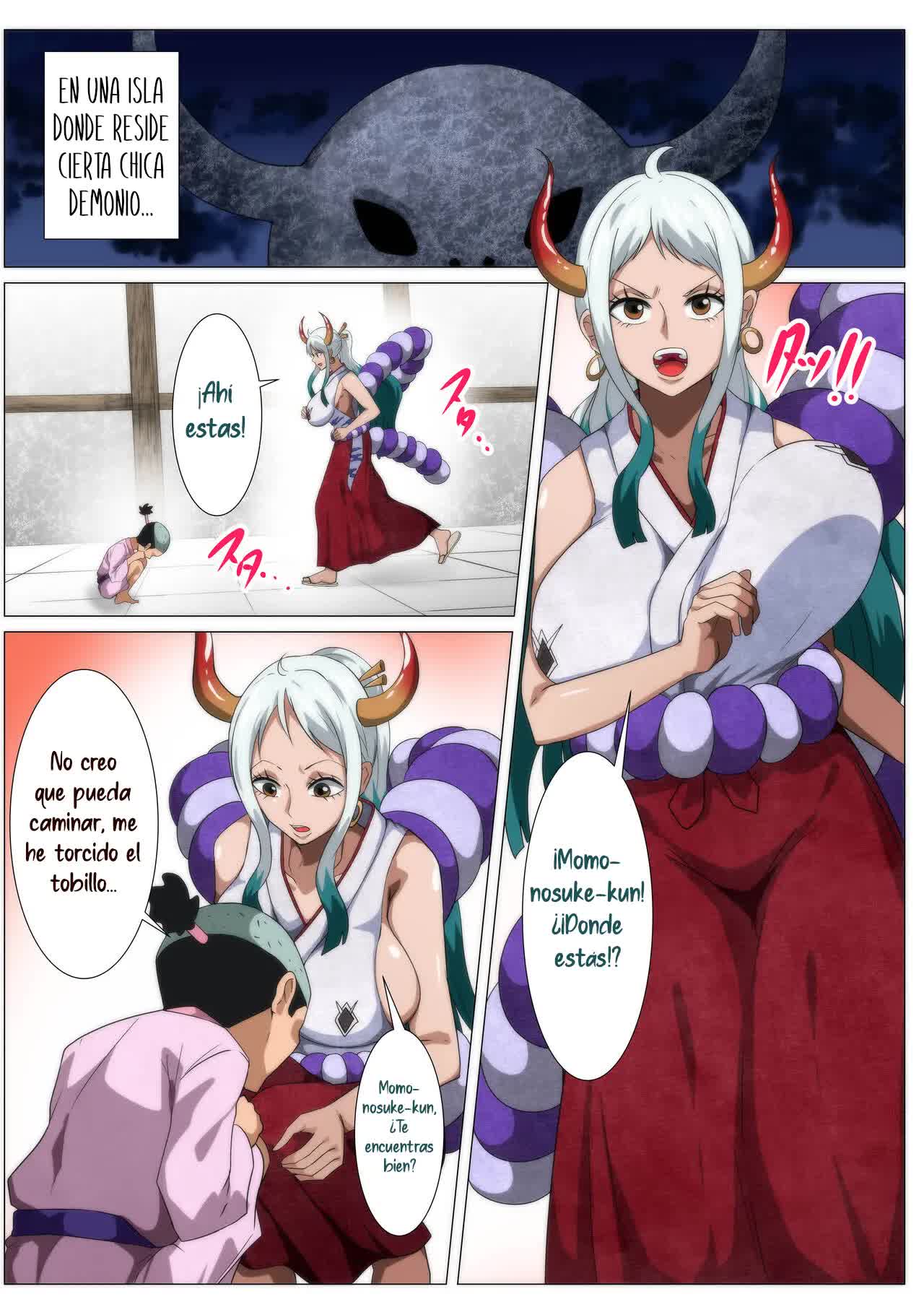 Bakunyuu Oni Musume no Hatsu Ecchi Comic porno