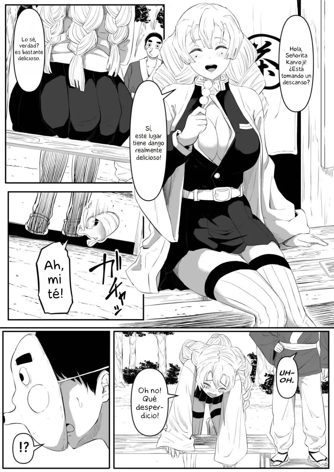 Bitch Kanroji Mitsuri - La puta de Mitsuri Kanroji Comic porno
