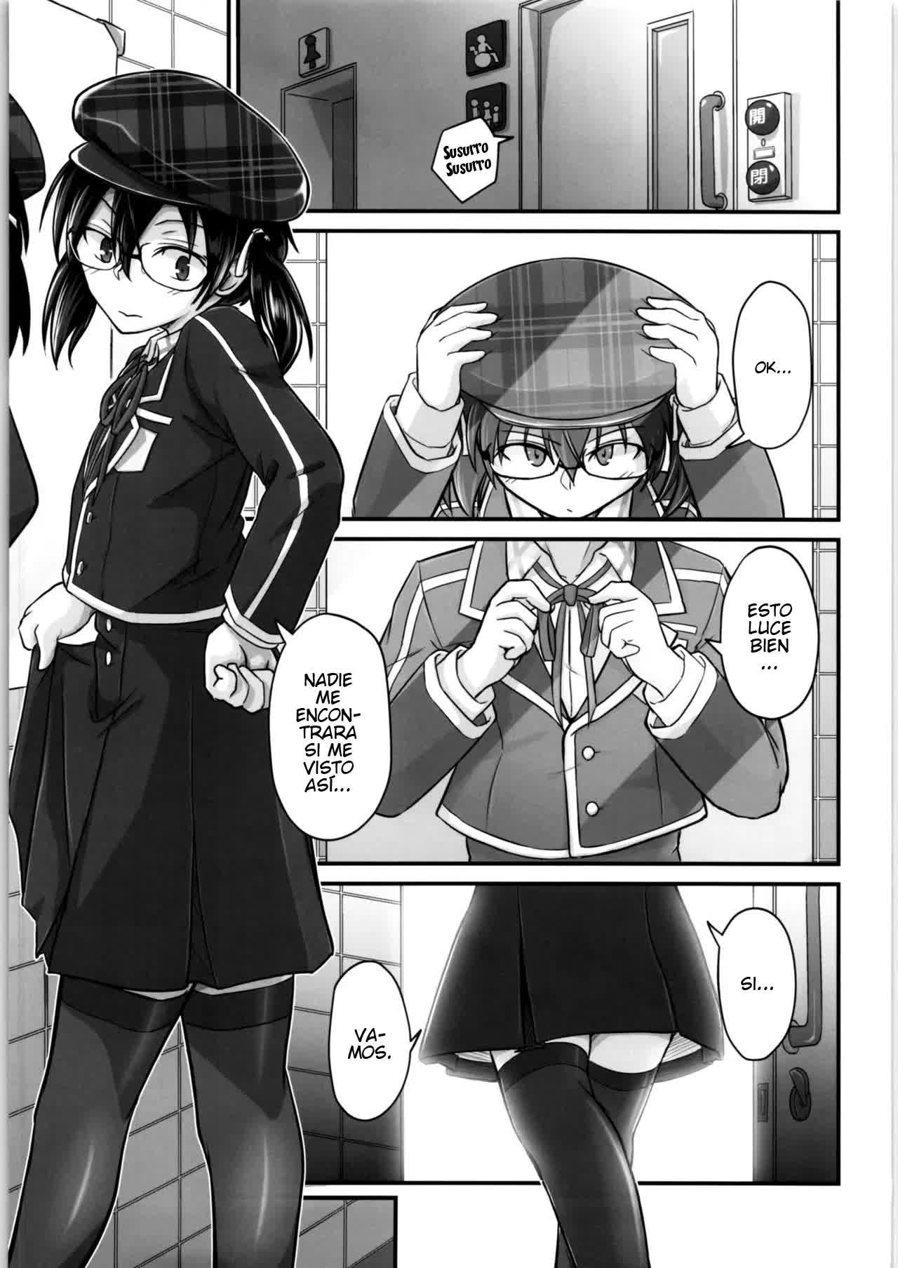 Kiriko Route Another 05 ~Seifuku Josou Anal Junchi Hen~ Comic porno