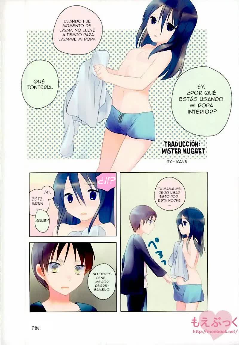 Eren ga Mikasa ni Sukihoudai - Eren quiere a Mikasa Comic porno