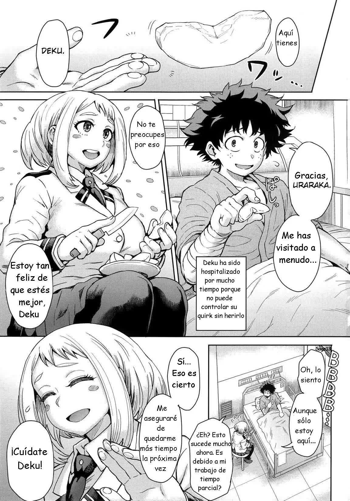 Uraraka Ura Fuuzoku - Detrás de escena de prostitución Uraraka Comic porno